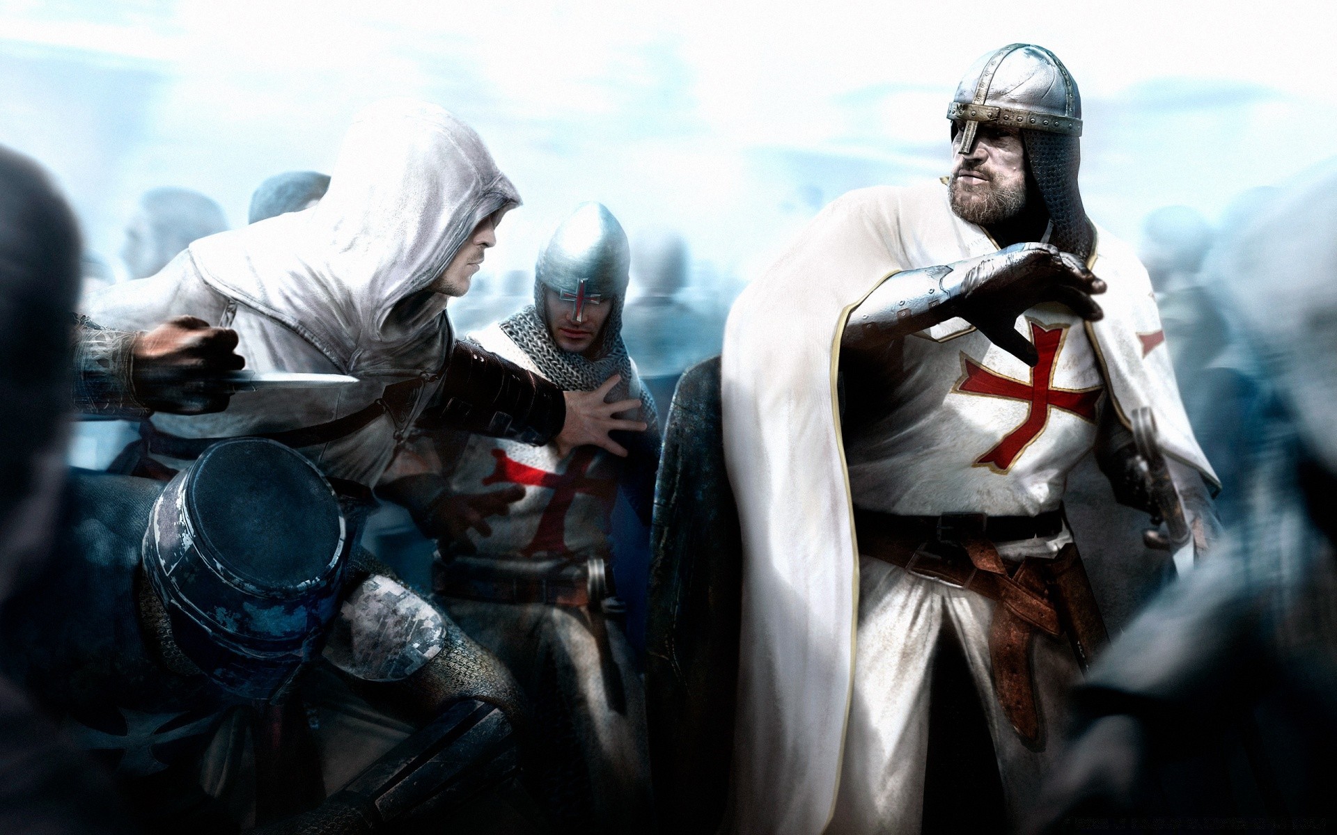 Assassin S Creed Adult Man Music Wear Portrait Vehicle - Knights Templar Wallpaper 720p - HD Wallpaper 