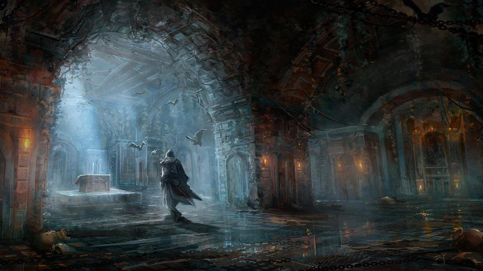Assassins Creed Brotherhood Concept Art - HD Wallpaper 
