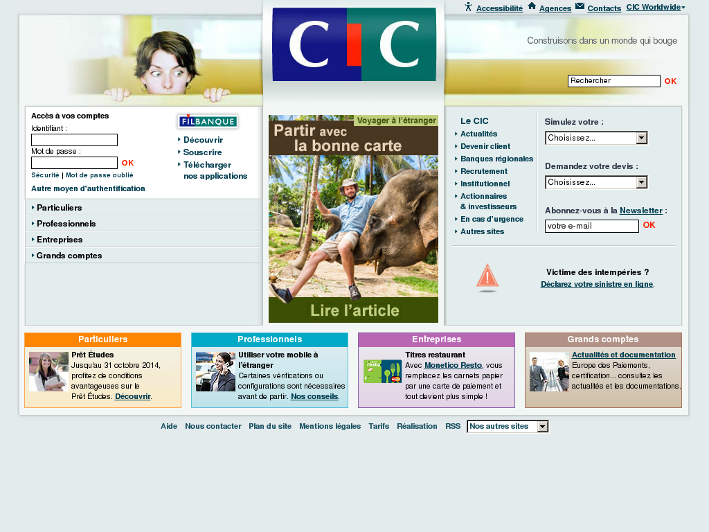 Cic Lyonnaise De Banque - HD Wallpaper 