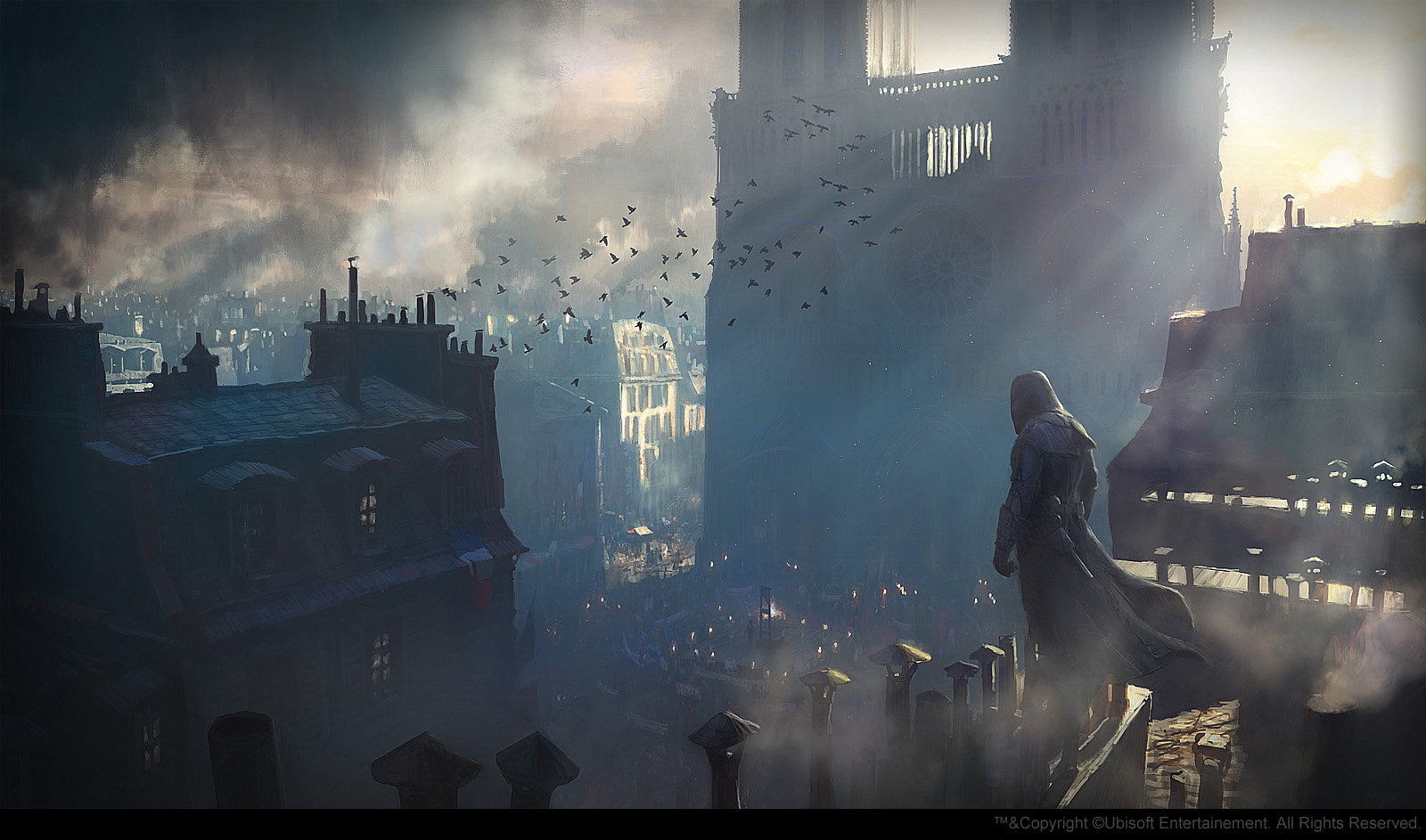Assassins Creed Unity Concept Art Gilles Beloeil - Assassins Creed Unity Concept Art - HD Wallpaper 