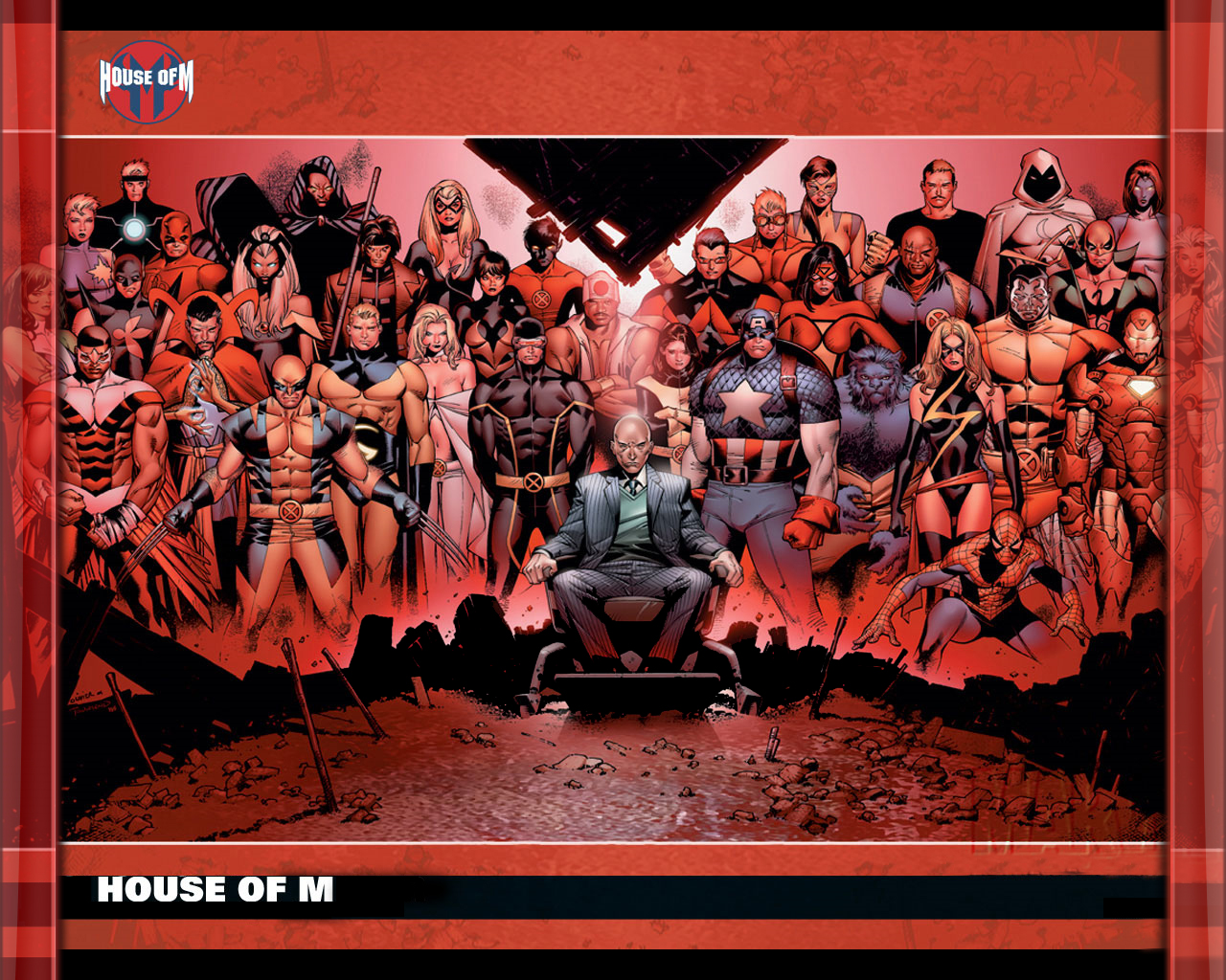 Wallpaper - House Of M Marvel Comic - HD Wallpaper 