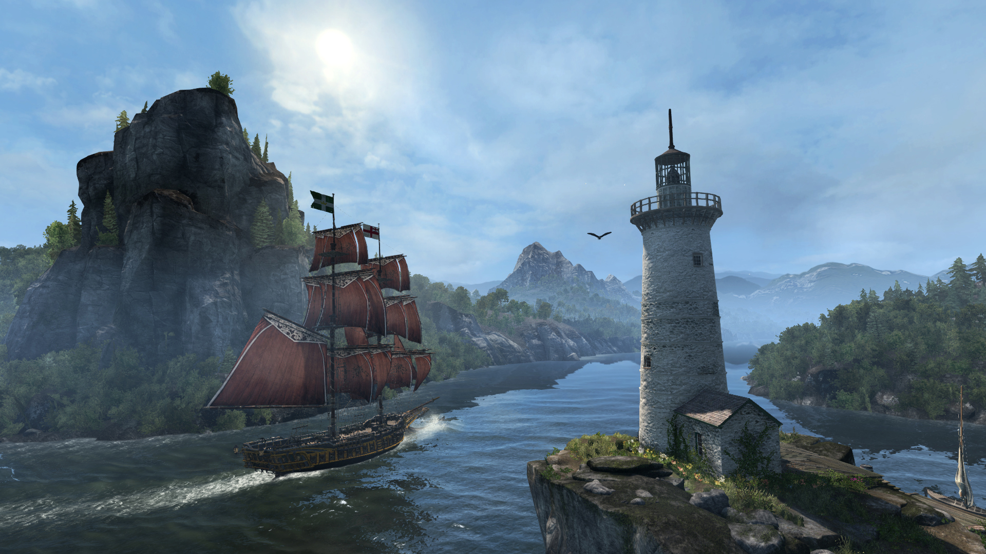 Assassins Creed Black Flag Lighthouse - HD Wallpaper 