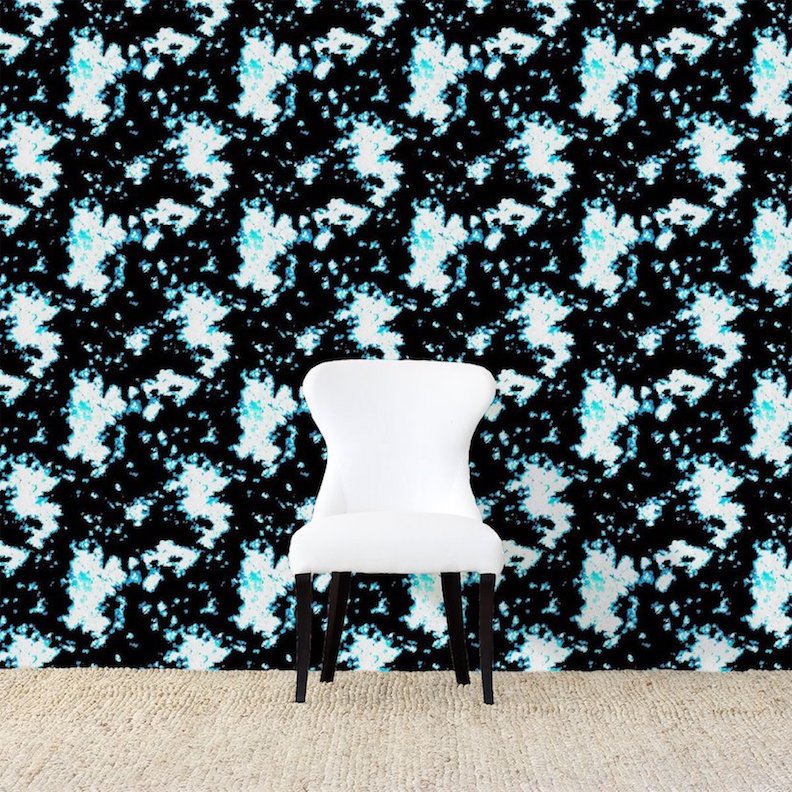 Batik Blue Wallpaper - Windsor Chair - HD Wallpaper 