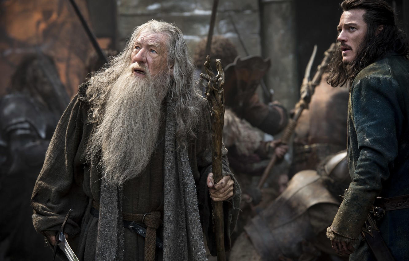 Photo Wallpaper Bart, The Hobbit, Ian Mckellen, Ian - HD Wallpaper 
