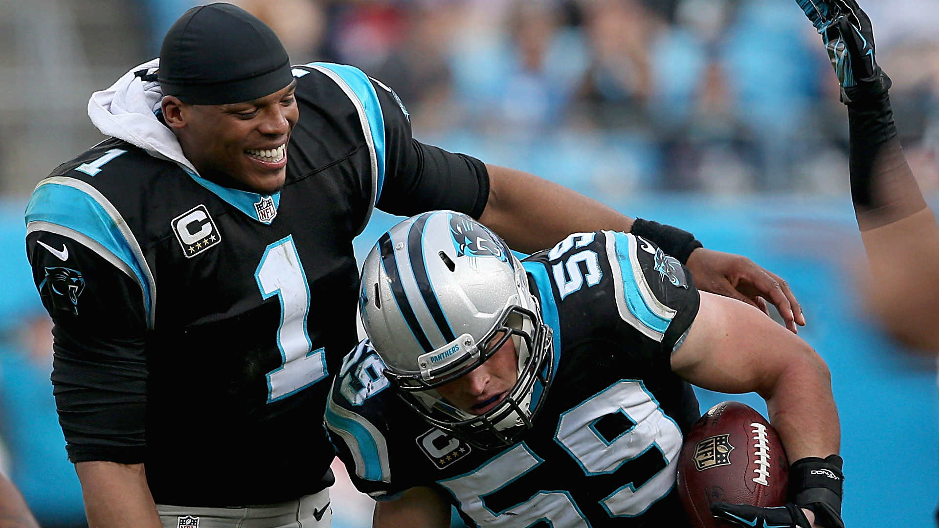 Newton Kuechly 020316 Usnews Getty Ftr - Cam Newton And Luke Kuechly - HD Wallpaper 