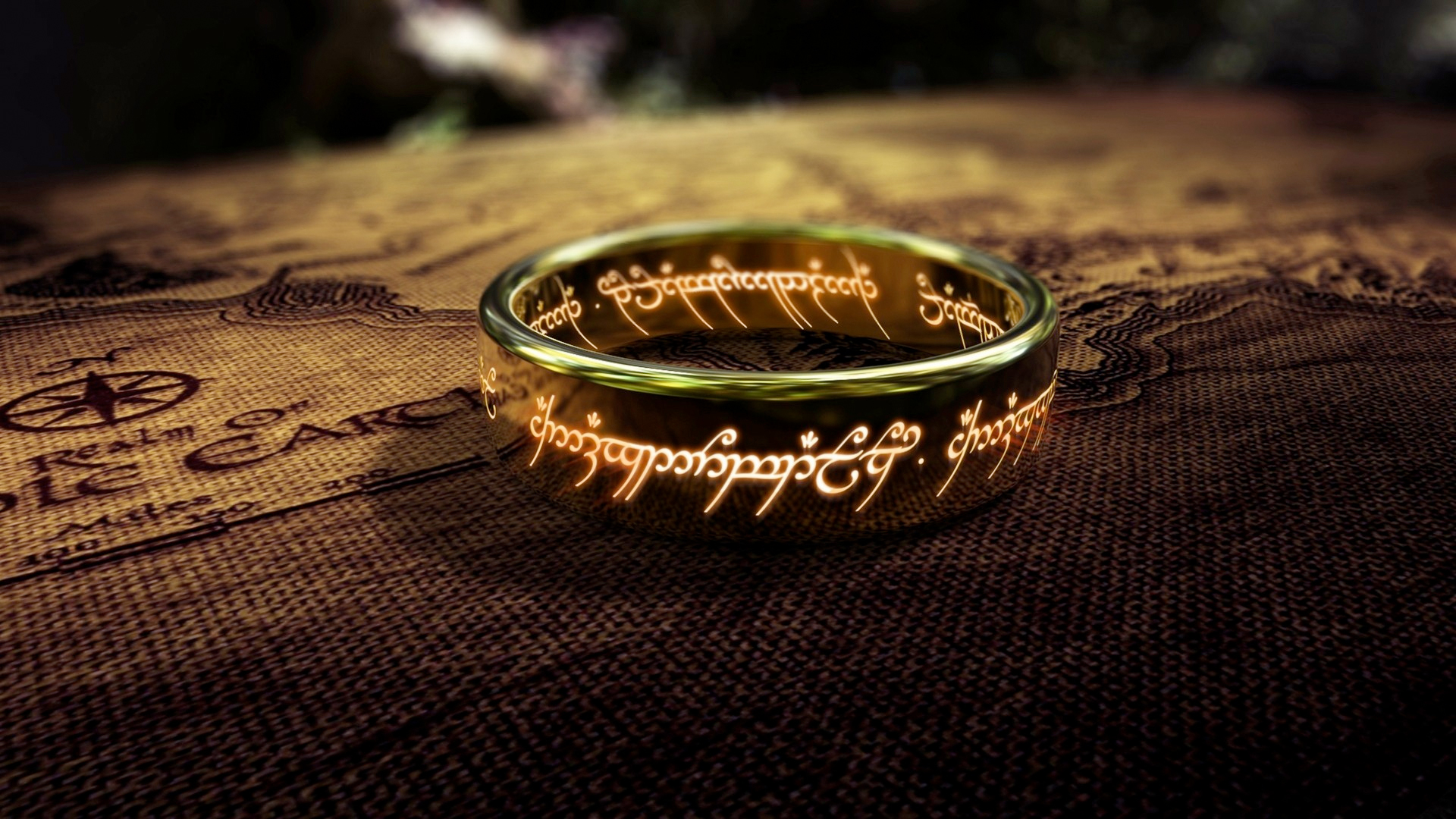 Lord Of The Rings Ring Background - HD Wallpaper 