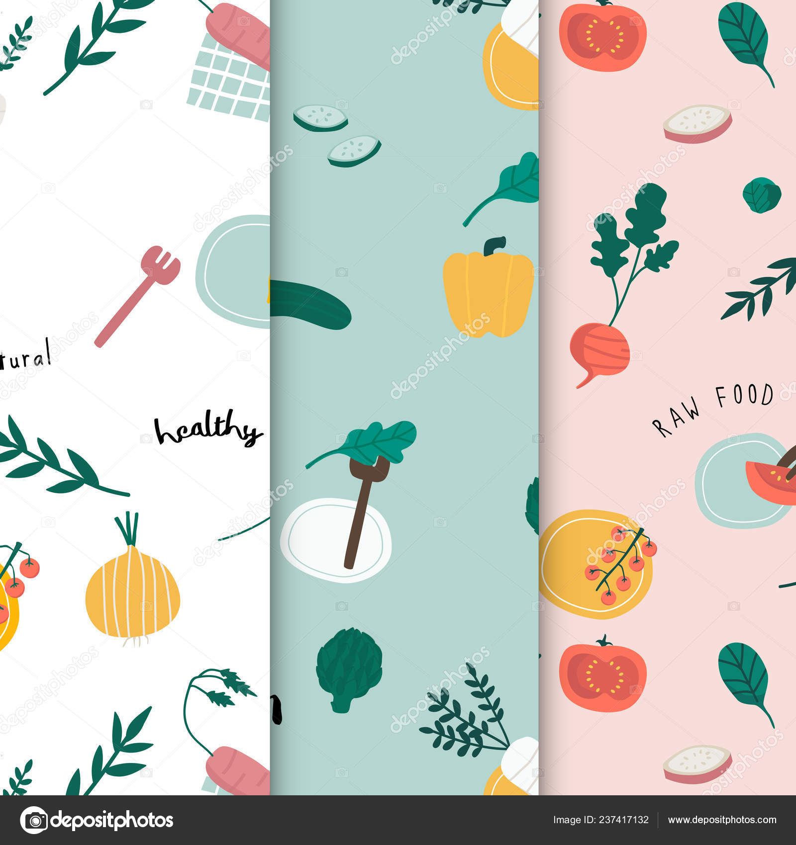 Vector Wallpaper Food - HD Wallpaper 