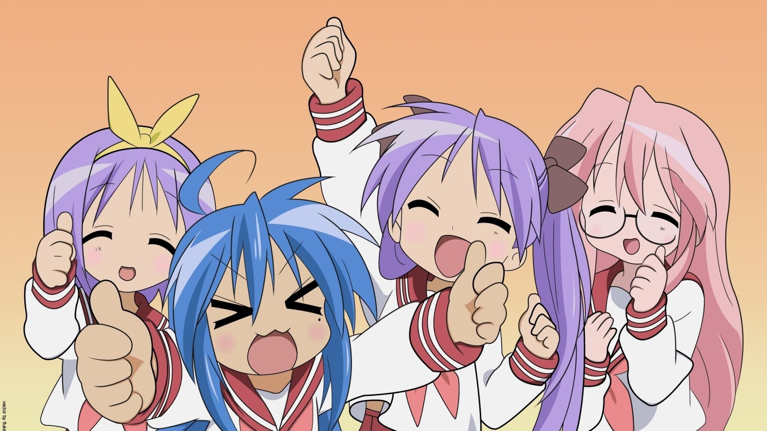 Lucky Star Wallpaper Hd - Lucky Star Anime - HD Wallpaper 