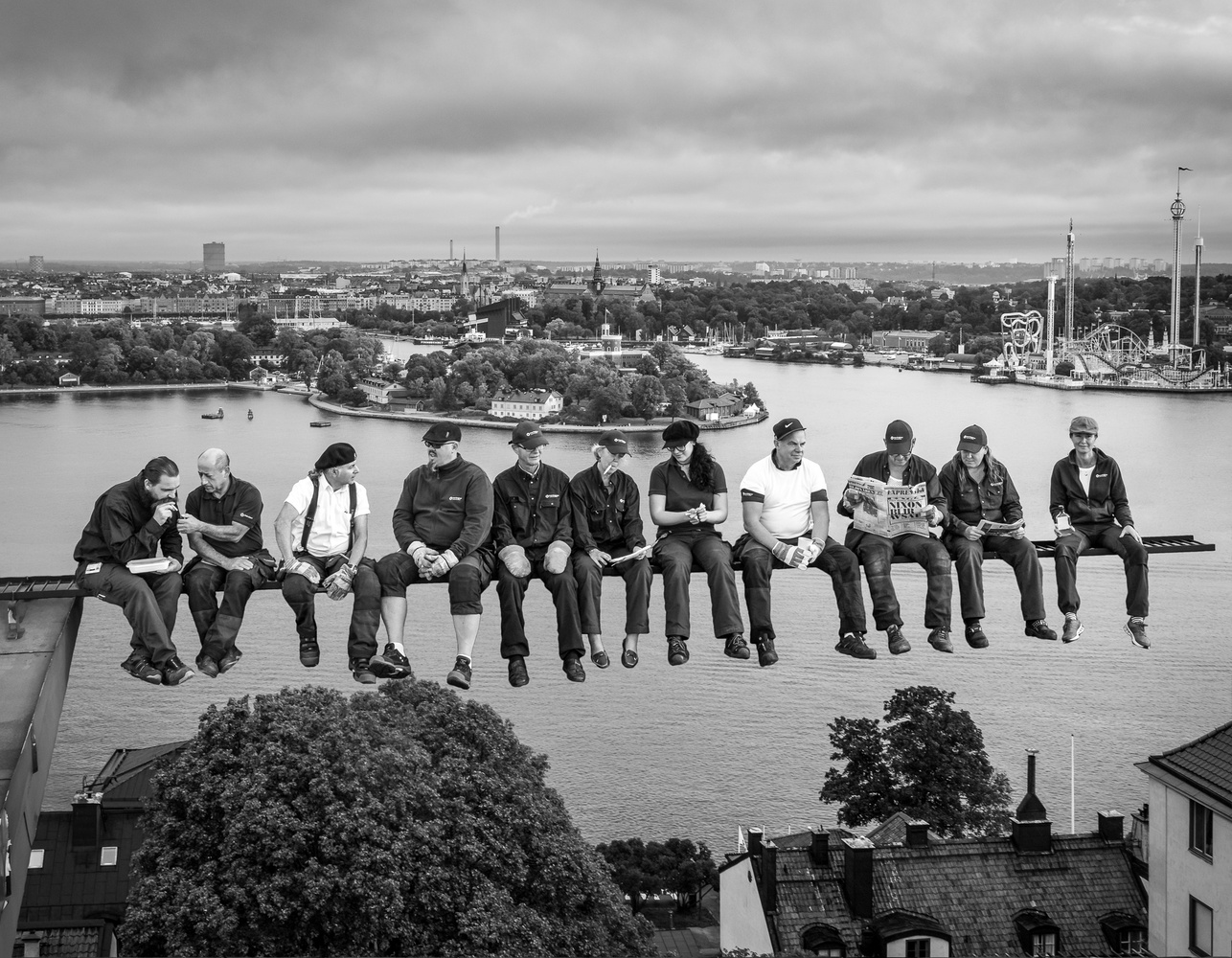 Lunch Atop A Skyscraper Dangerous - HD Wallpaper 