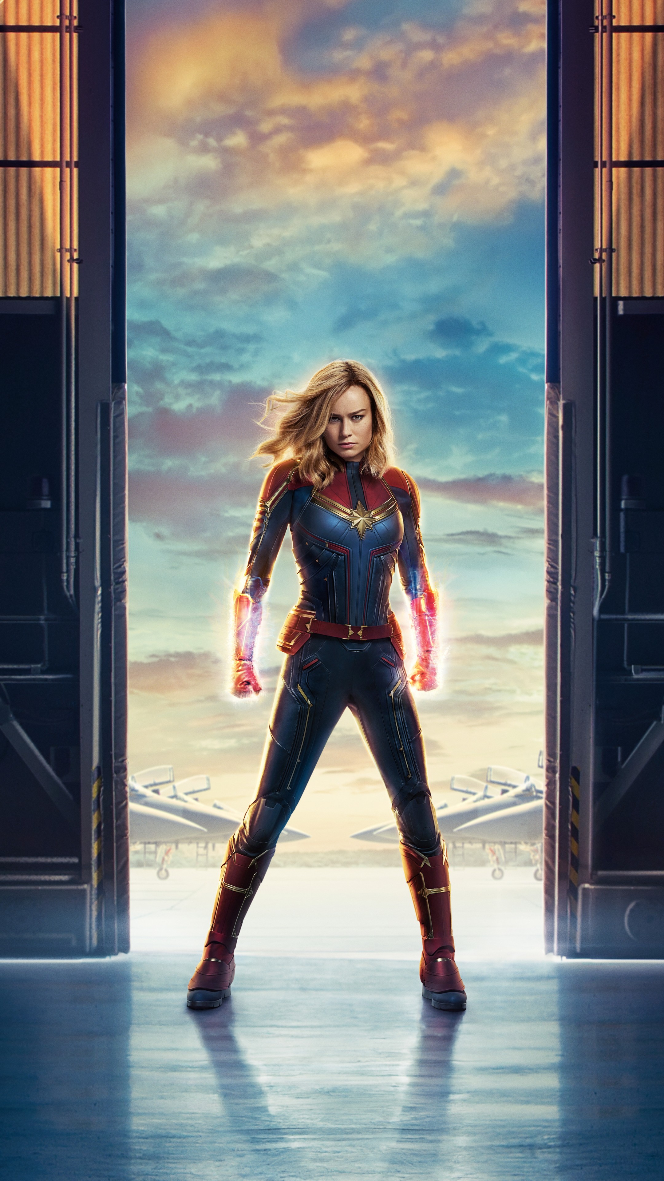 Captain Marvel 4k Wallpaper For Android - HD Wallpaper 