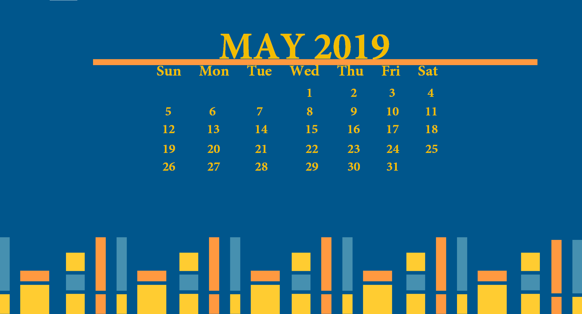 May 2019 Desktop Wallpaper With Calendar - Atomicinteger Java - HD Wallpaper 