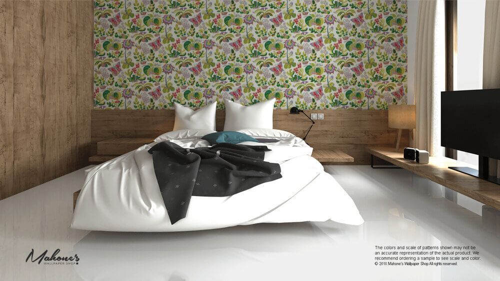 Schumacher Exotic Butterfly Multi - HD Wallpaper 