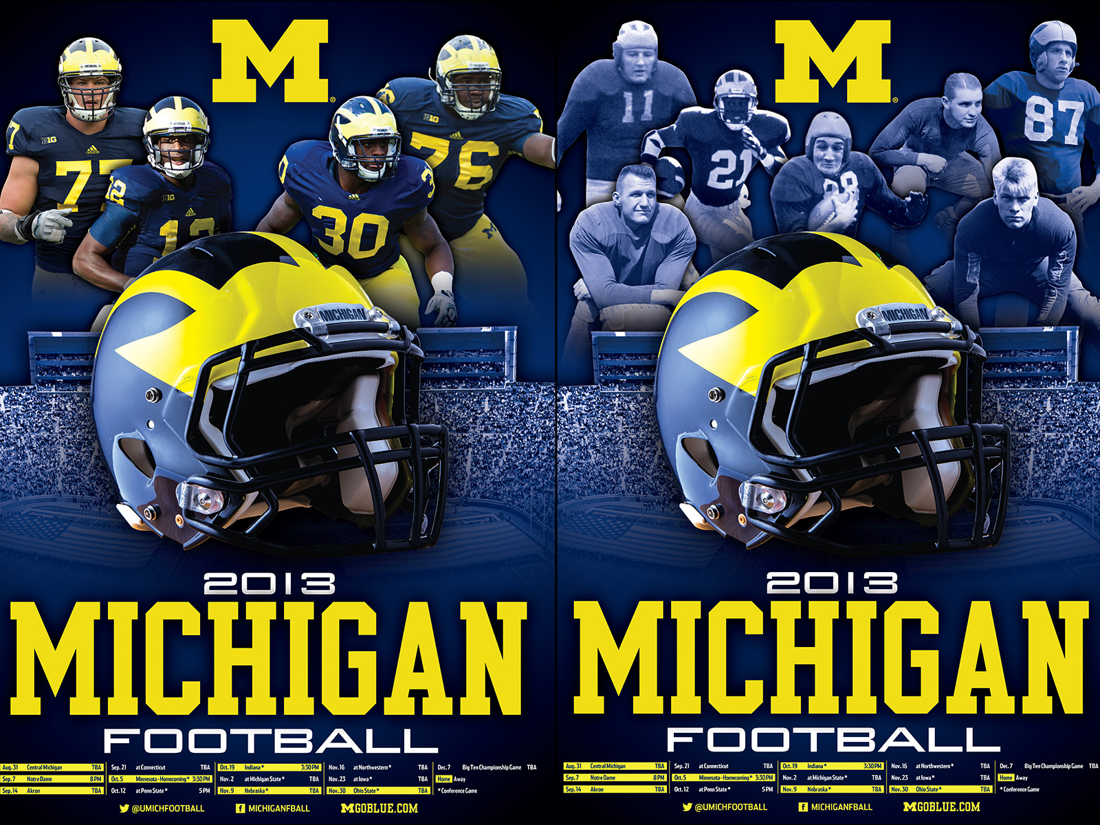 University Of Michigan Iphone Wallpaper - Michigan Stadium - HD Wallpaper 