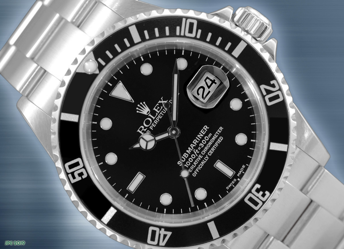 16610 Wallpaper Blue - Rolex Submariner Ref 16610 - HD Wallpaper 
