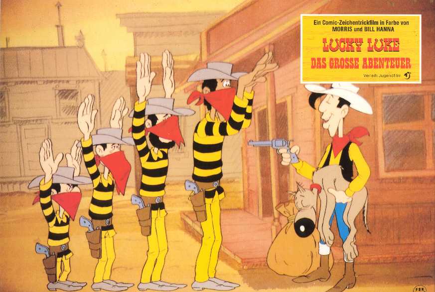 And 4th On The Right Is Lucky Luke And The Daltons - HD Wallpaper 