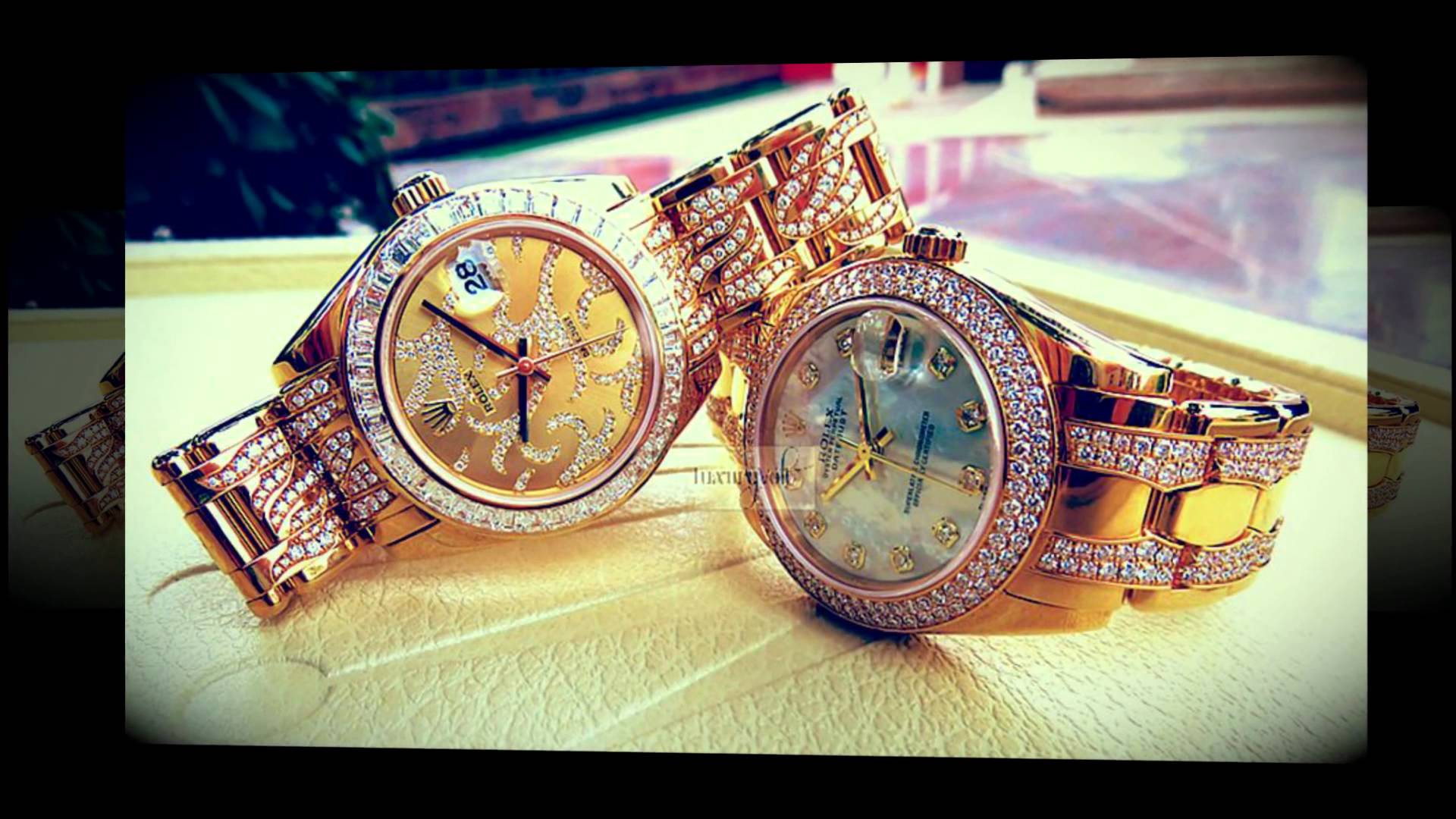 Rolex Watch Wallpaper - Rolex Diamond - HD Wallpaper 