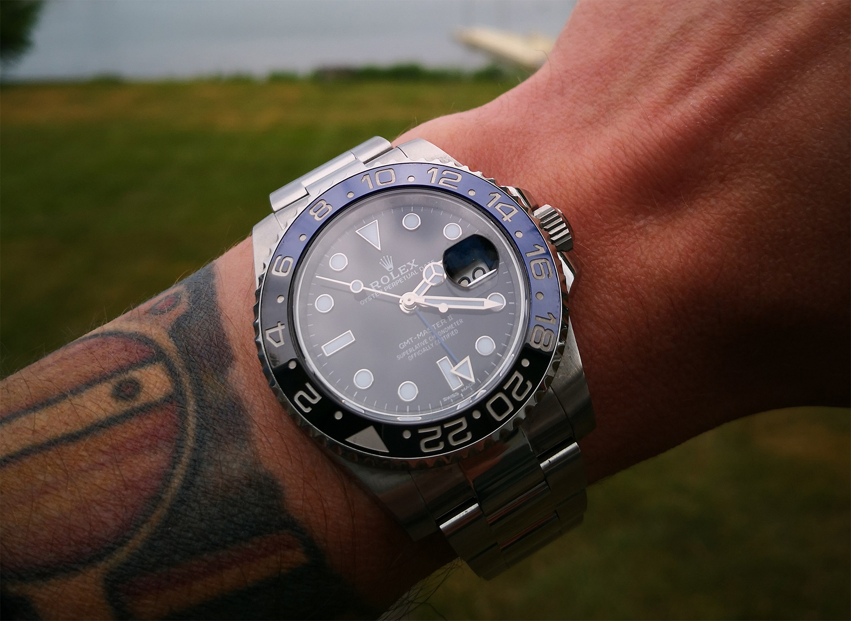 Rolex Gmt Master 2 Wrist - HD Wallpaper 