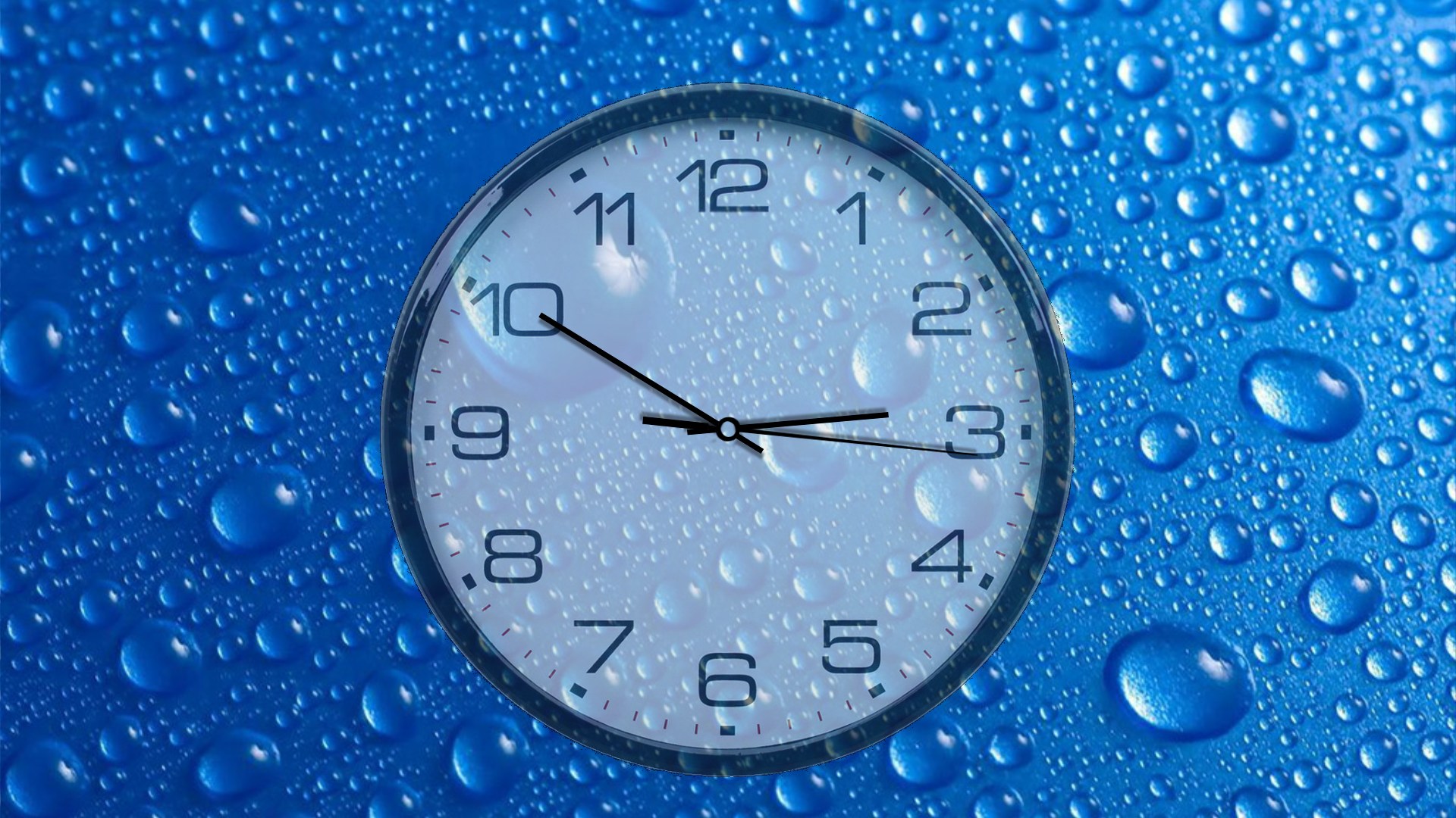 Analog Clock Live Wallpaper - Imac Hd Wallpaper Rain - HD Wallpaper 