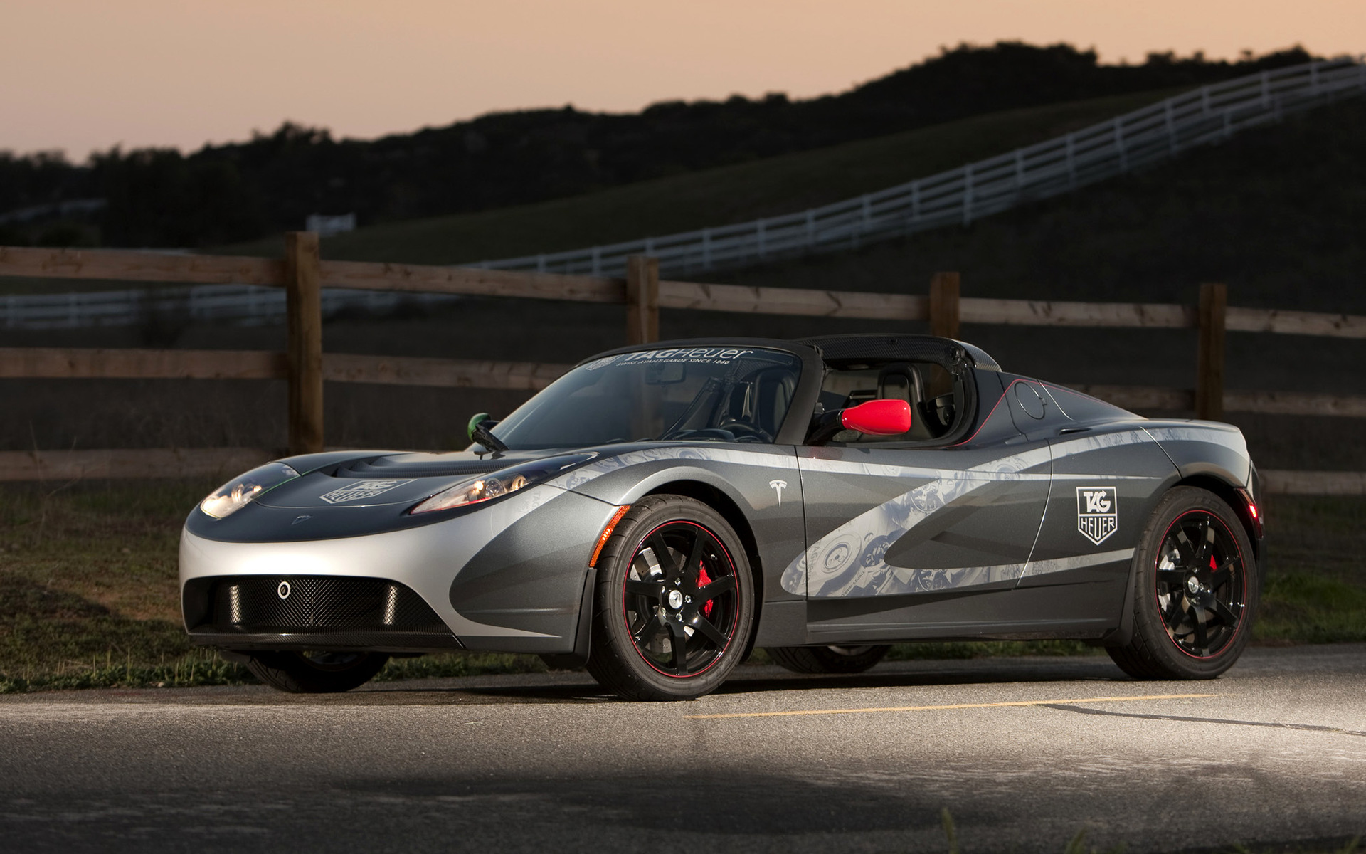 Tesla Roadster - HD Wallpaper 