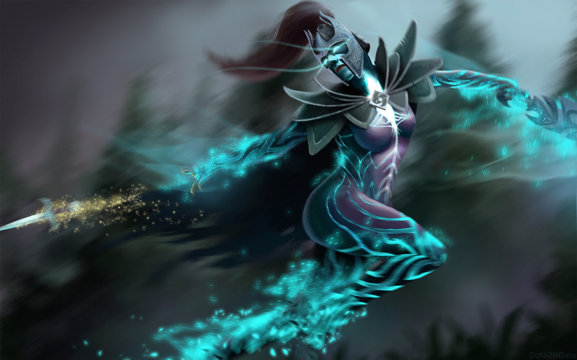 Dota 2 Arcano Phantom Assassin - HD Wallpaper 