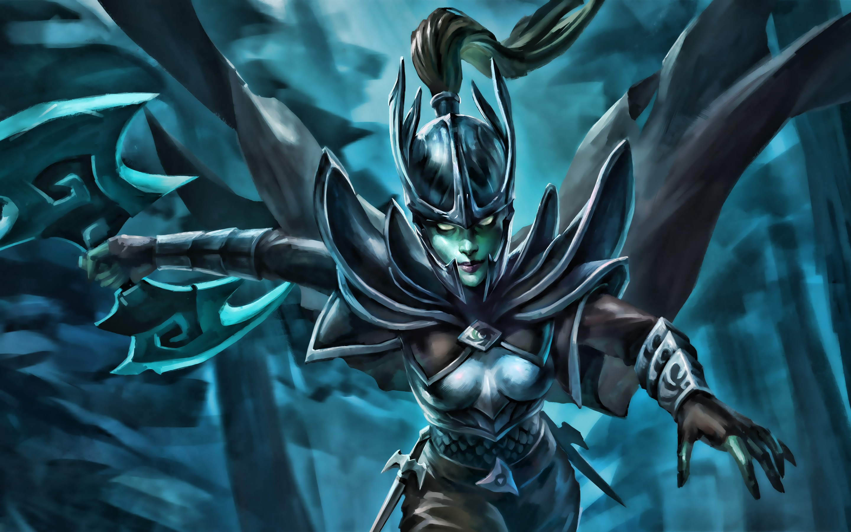 Phantom Assassin, Female Characters, Dota 2, Darkness, - Phantom Assassin Dota 2 Artwork - HD Wallpaper 