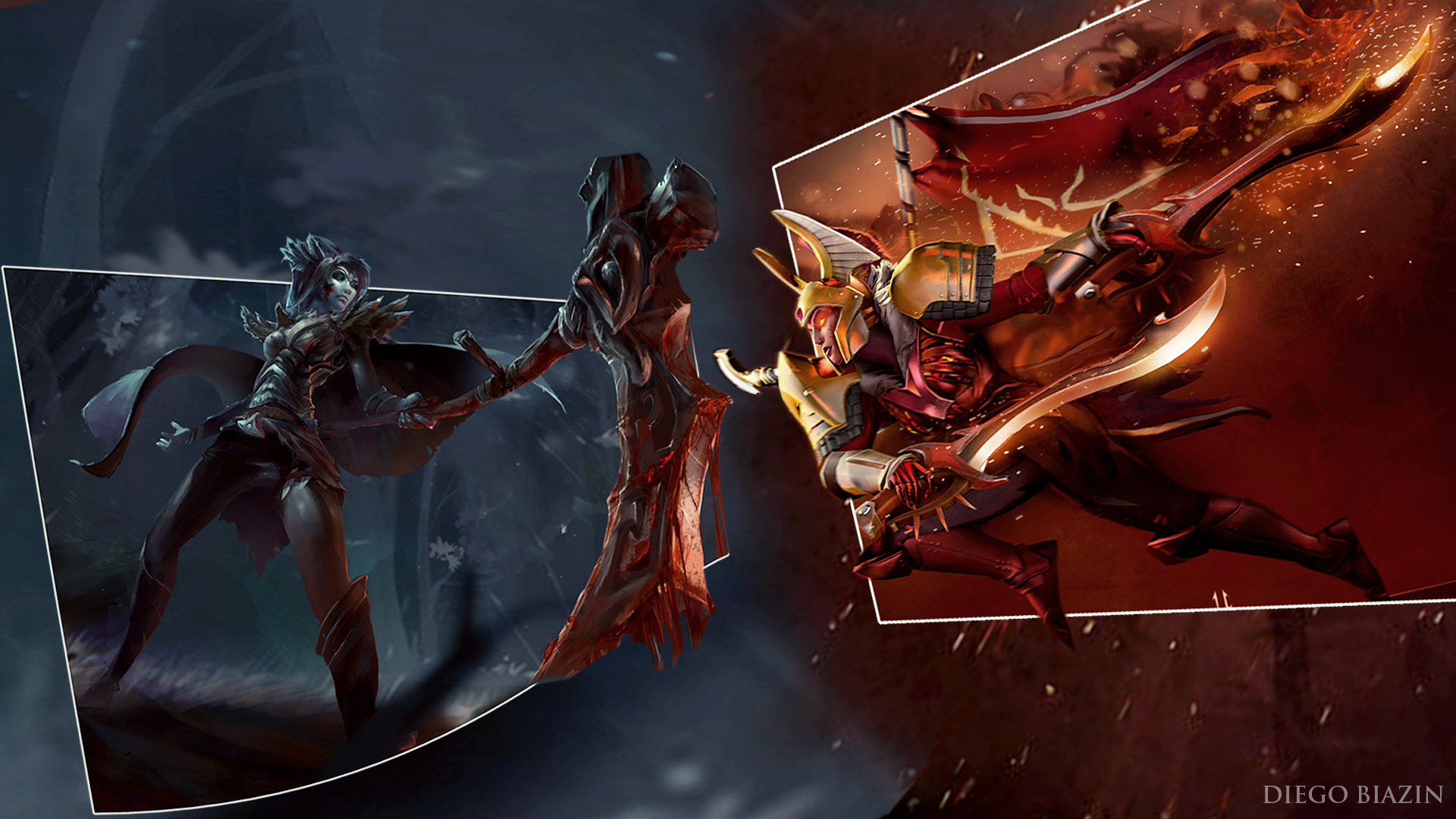 Dota 2 Wallpaper Legion Commander - HD Wallpaper 