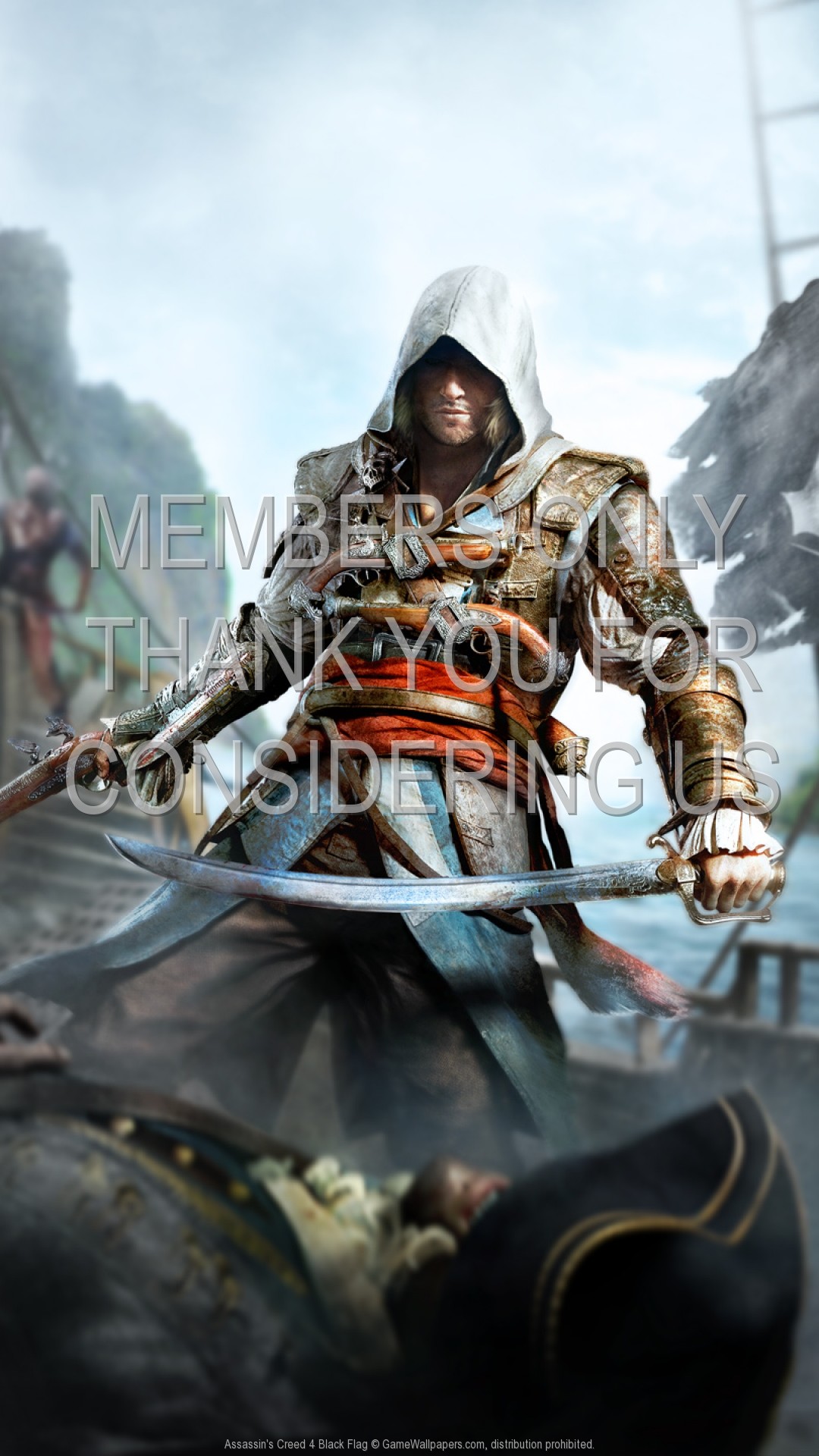 Assassin S Creed - Assassin Creed Black Flag Sword - HD Wallpaper 