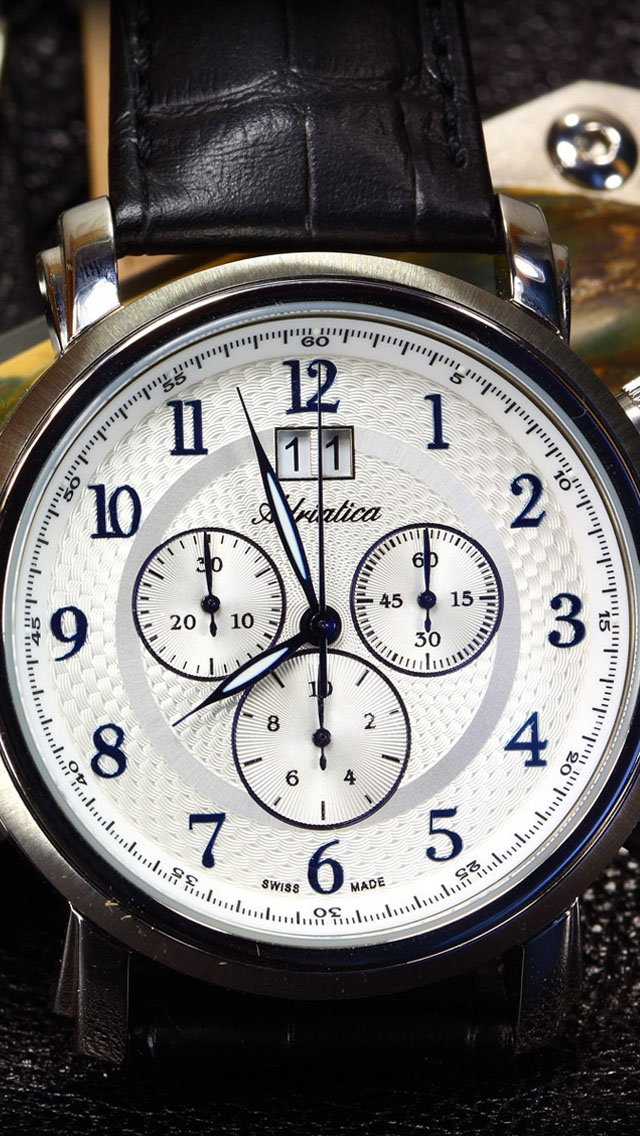 Adriatica Watch Iphone Wallpaper - Iphone Wallpaper Watch - HD Wallpaper 