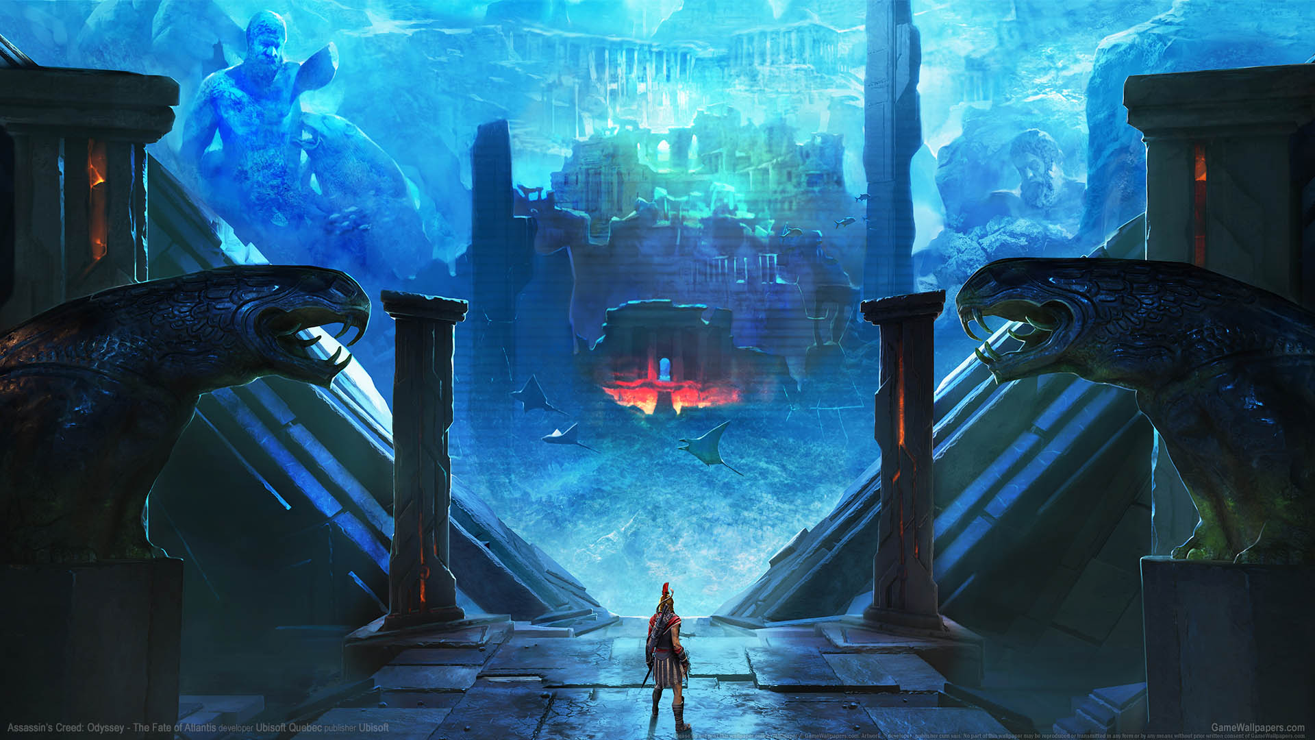 Assassin's Creed Odyssey Atlantis - HD Wallpaper 