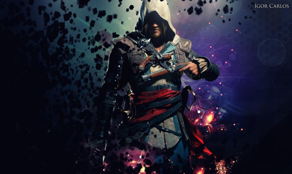 Edward Kenway, Assassin S Creed - Assassin's Creed Black Flag - HD Wallpaper 