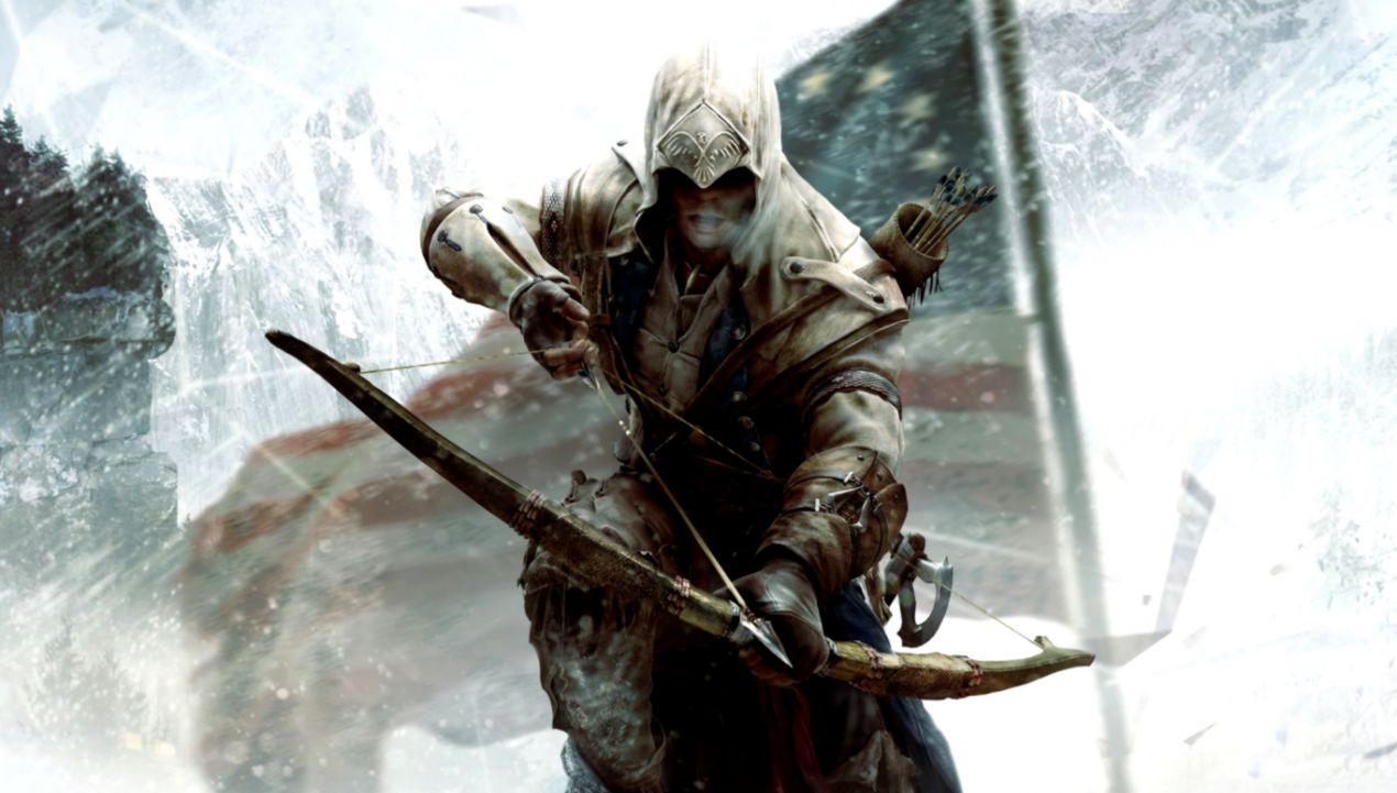 Assassins Creed 3 Connor Bow Hd Desktop Wallpaper High - Assassins Creed 3 Multiplayer - HD Wallpaper 