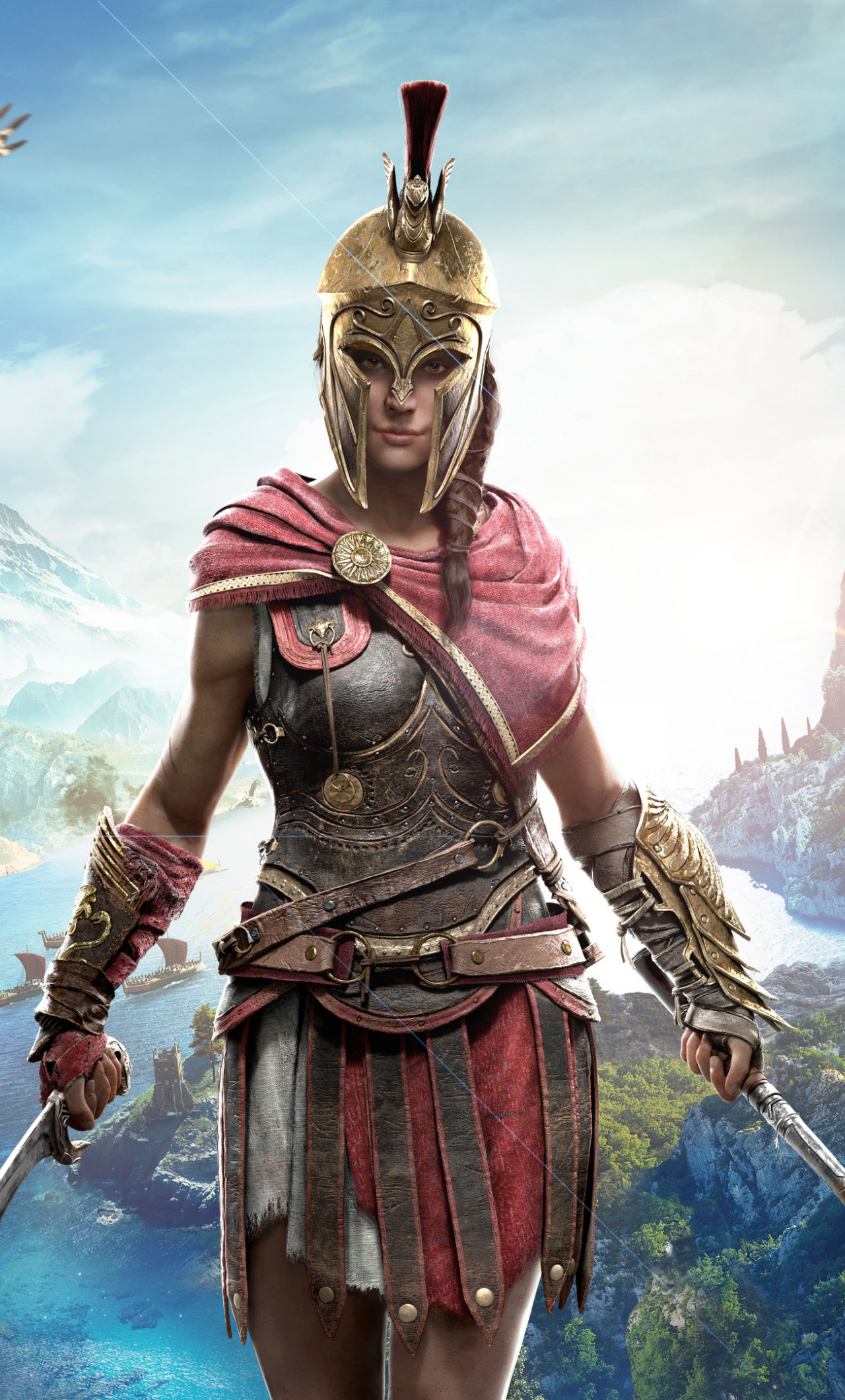 Assassin's Creed Odyssey Kassandra - 1280x2120 Wallpaper Assassin's Creed Odyssey Kassandra - 1280x2120 Wallpaper