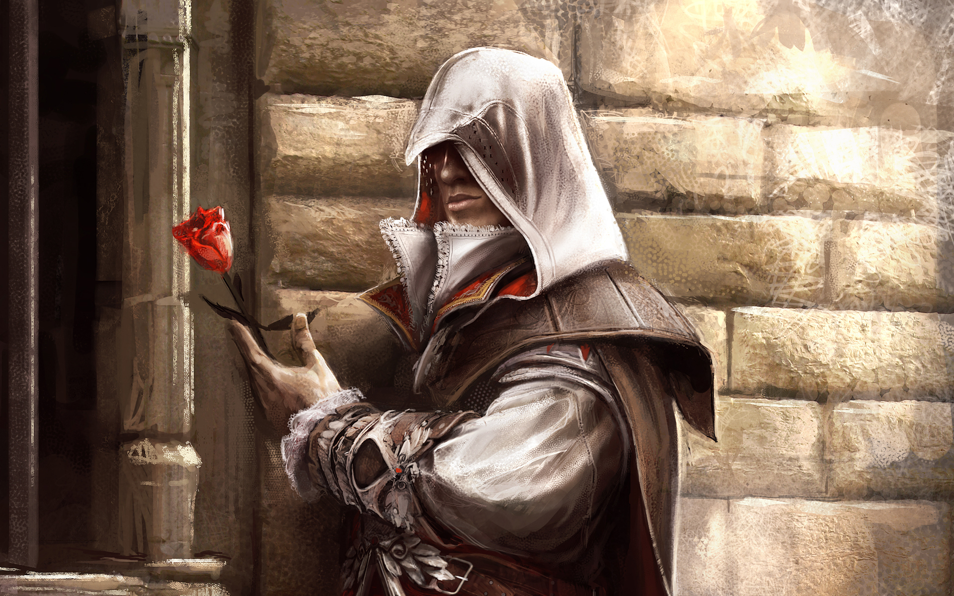 Assassin's Creed Ezio Art - HD Wallpaper 
