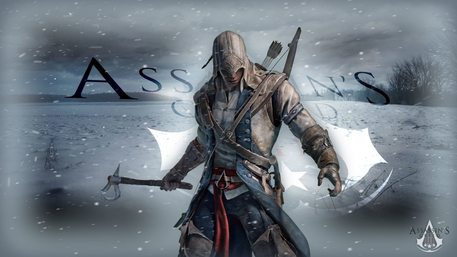 Assassin S Creed 3 Wallpaper Hd 1080p - Assassin's Creed 3 Connor - HD Wallpaper 