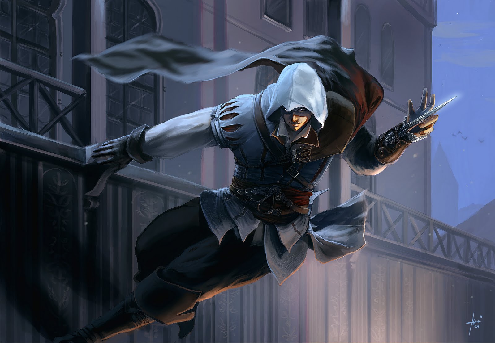 Ezio Auditore Da Firenze Fan Art - HD Wallpaper 