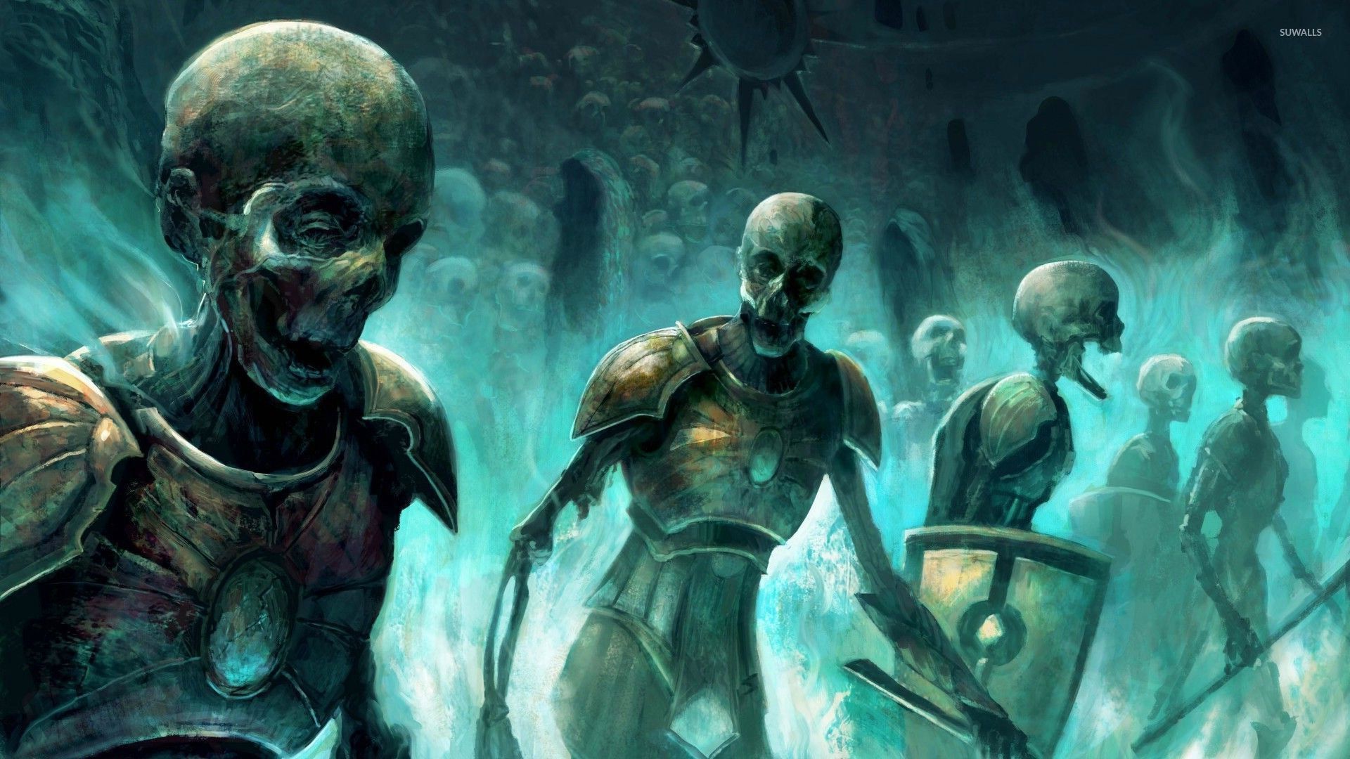 Magic Skeleton Art - HD Wallpaper 