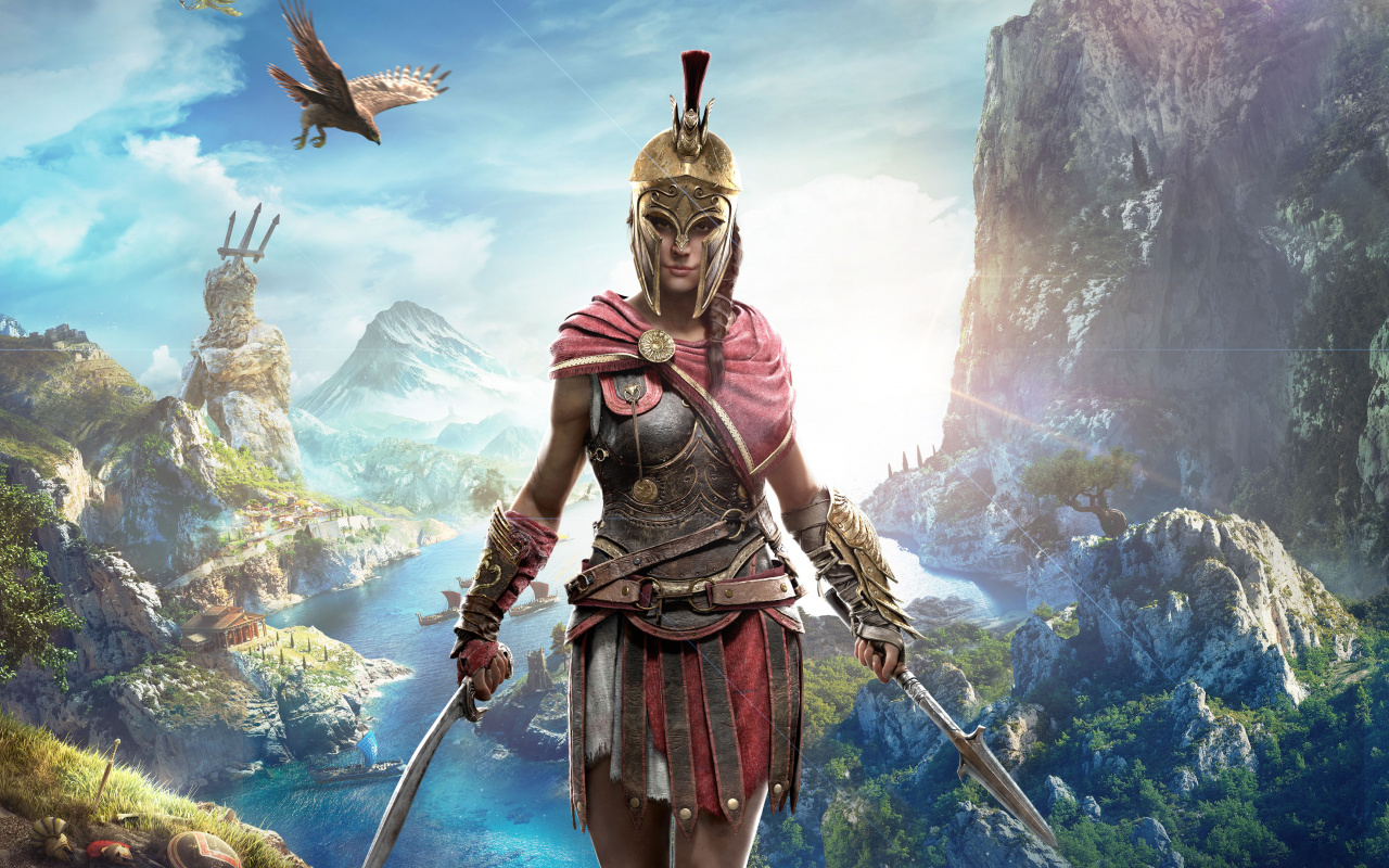 Assassin's Creed Odyssey Kassandra - HD Wallpaper 