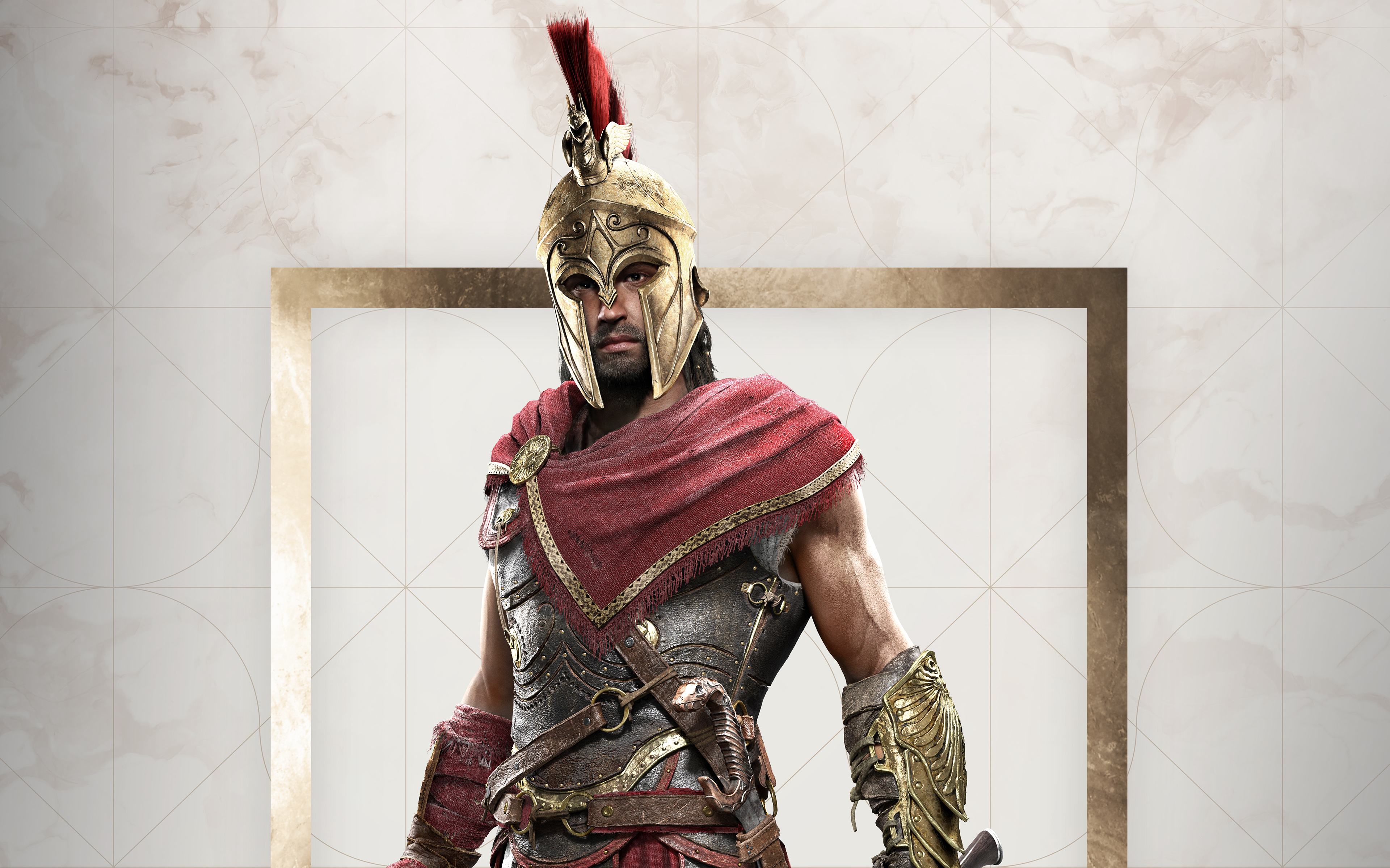 Alexios Assassin S Creed Odyssey Wallpapers - Assassin's Creed Odyssey 2018 - HD Wallpaper 