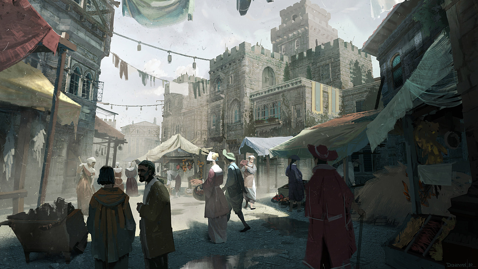 Assassin S Creed - Assassin's Creed Brotherhood Concept Art - HD Wallpaper 