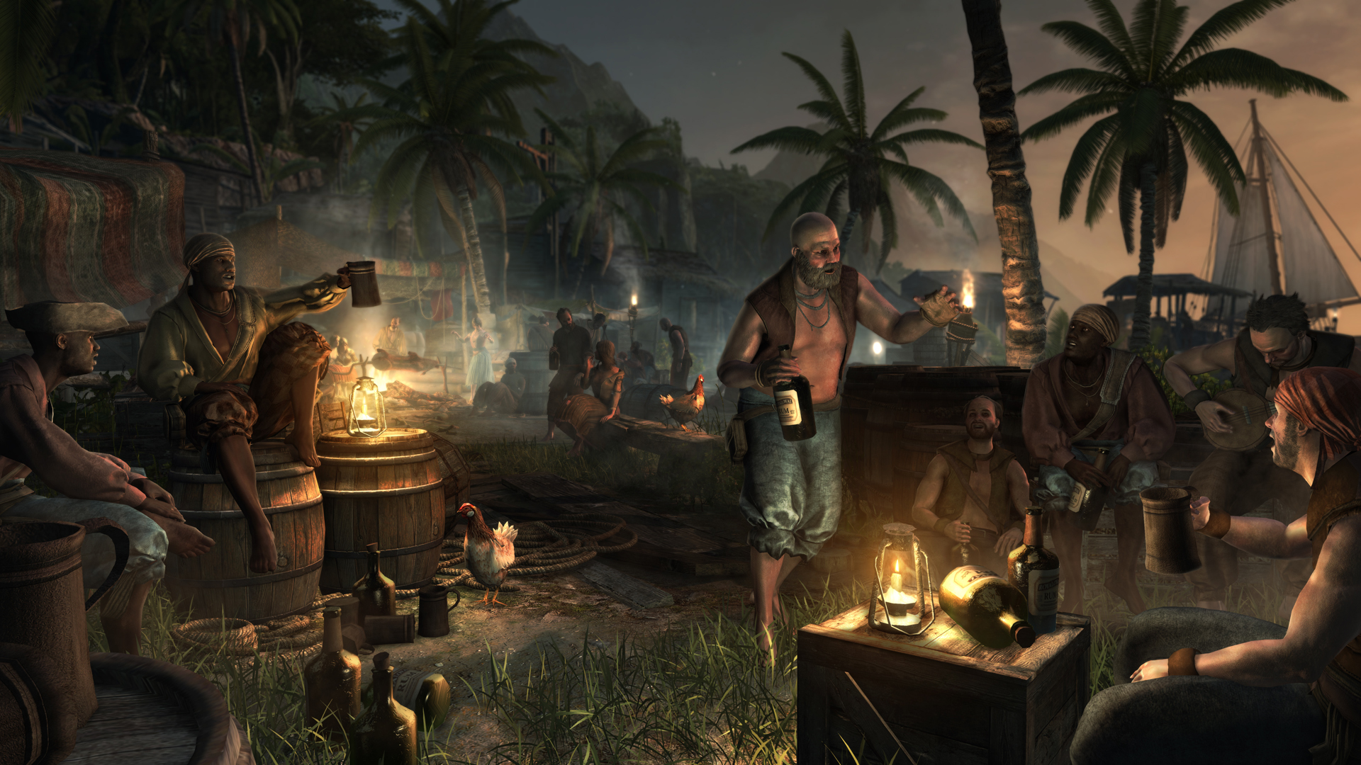 Assassin's Creed 4 Black Flag Таверна - HD Wallpaper 