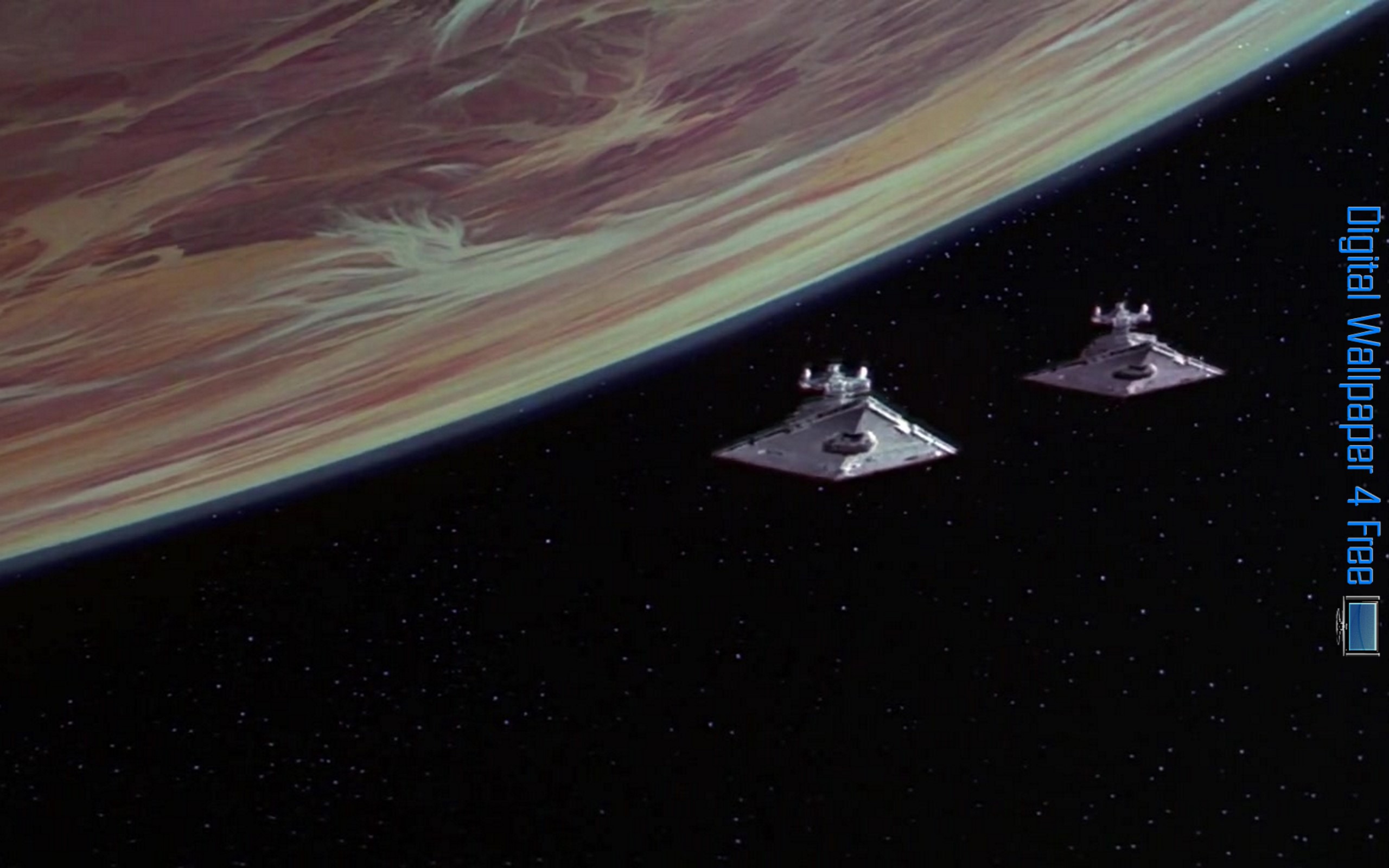Star Wars Star Destroyer Over Tatooine - HD Wallpaper 