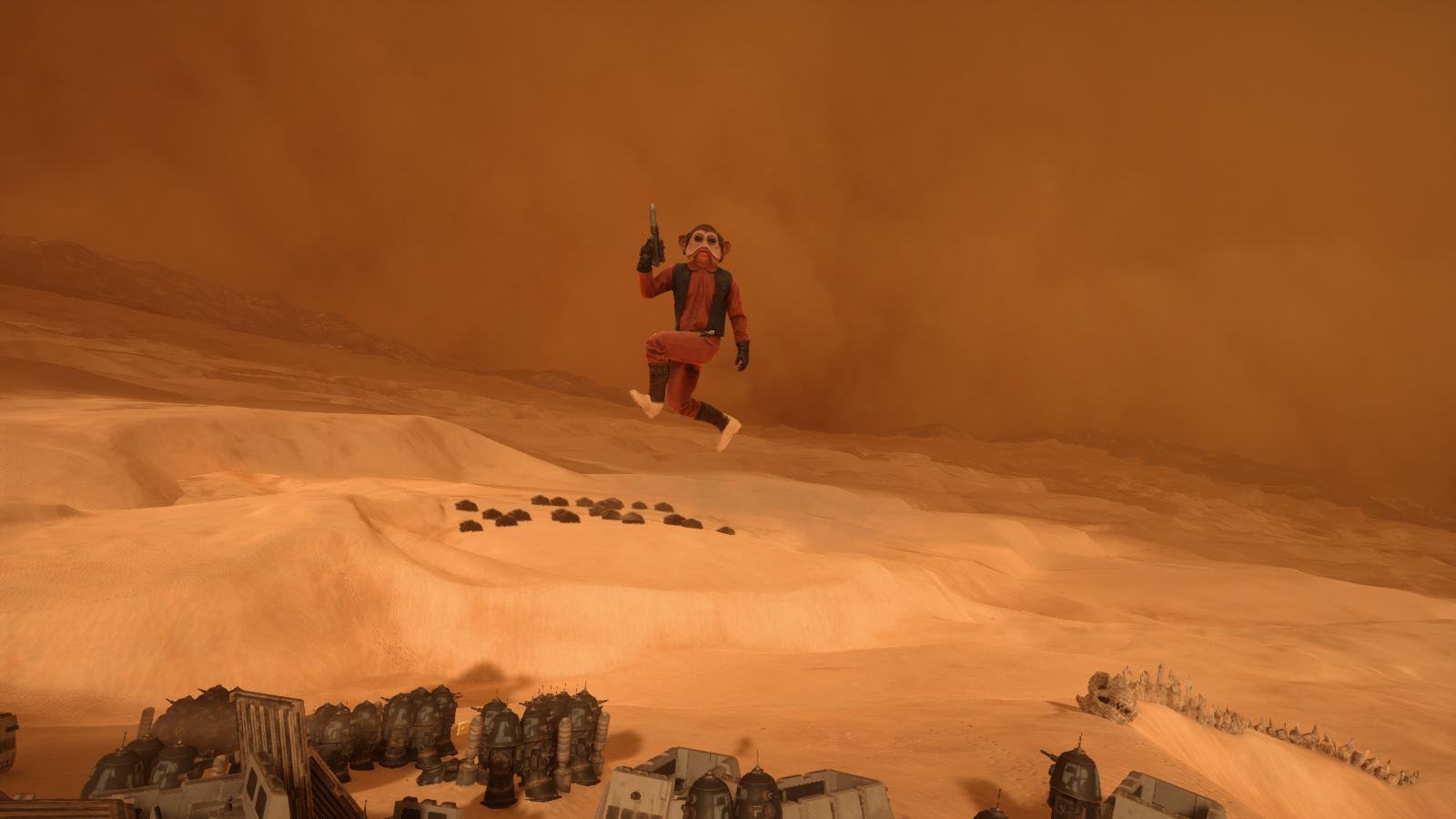 Nien Nunb Star Wars Background - HD Wallpaper 