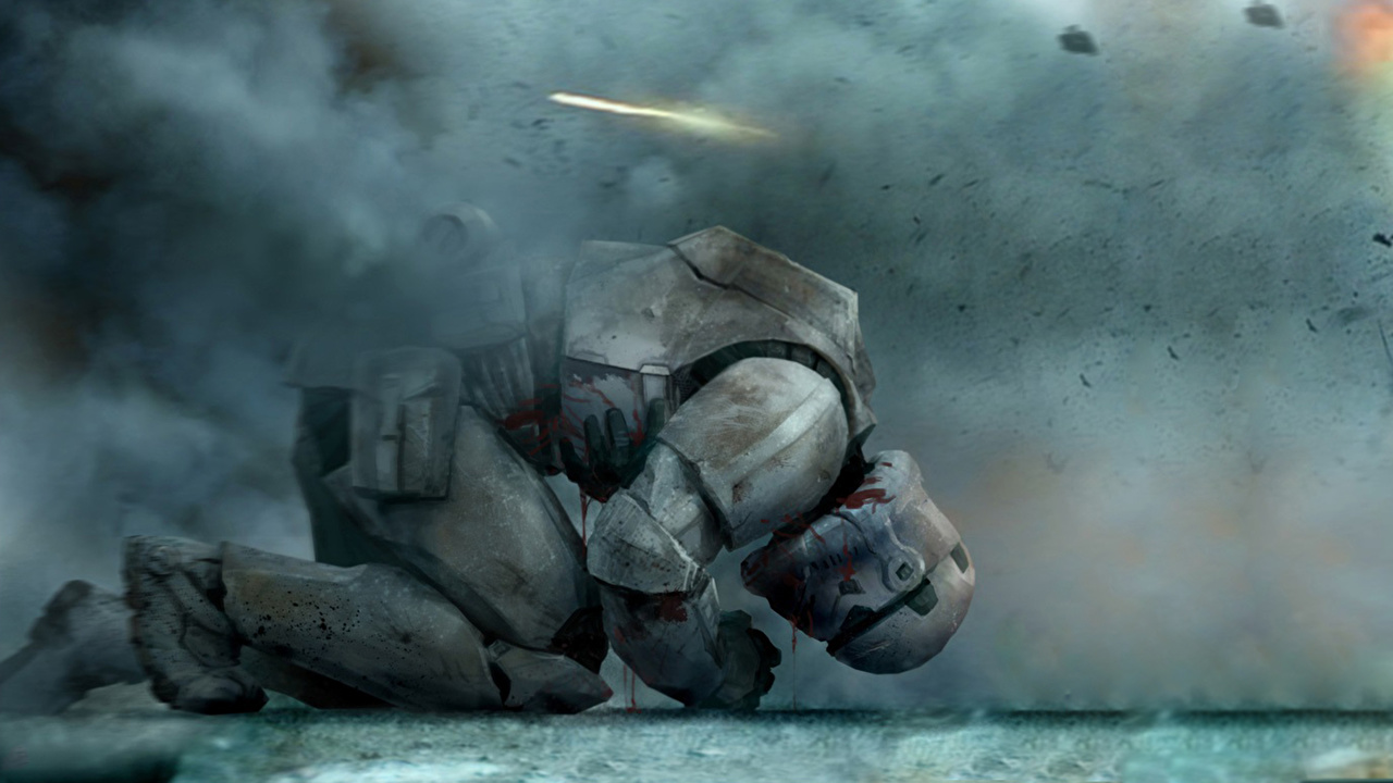 Fallen Trooper Star Wars - HD Wallpaper 