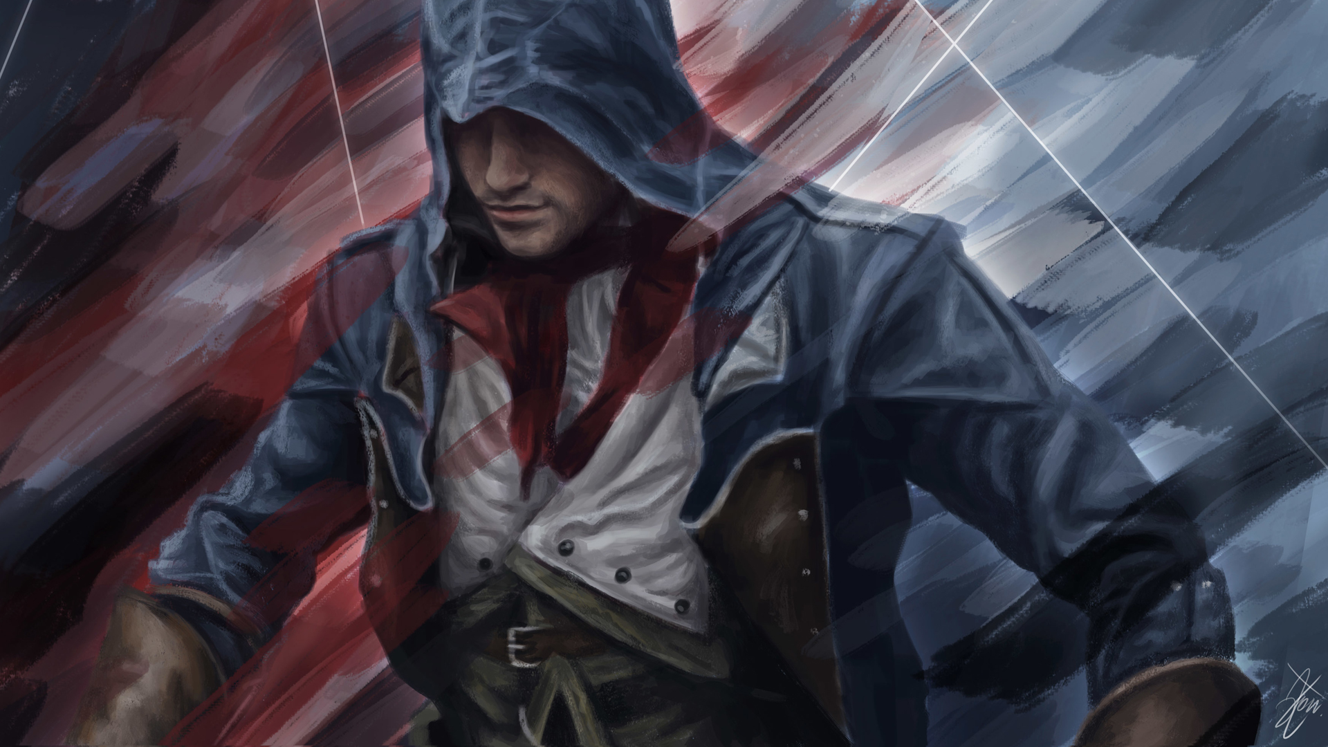 Arno Dorian Assassin S Creed Unity Art - Assassin's Creed Unity - HD Wallpaper 