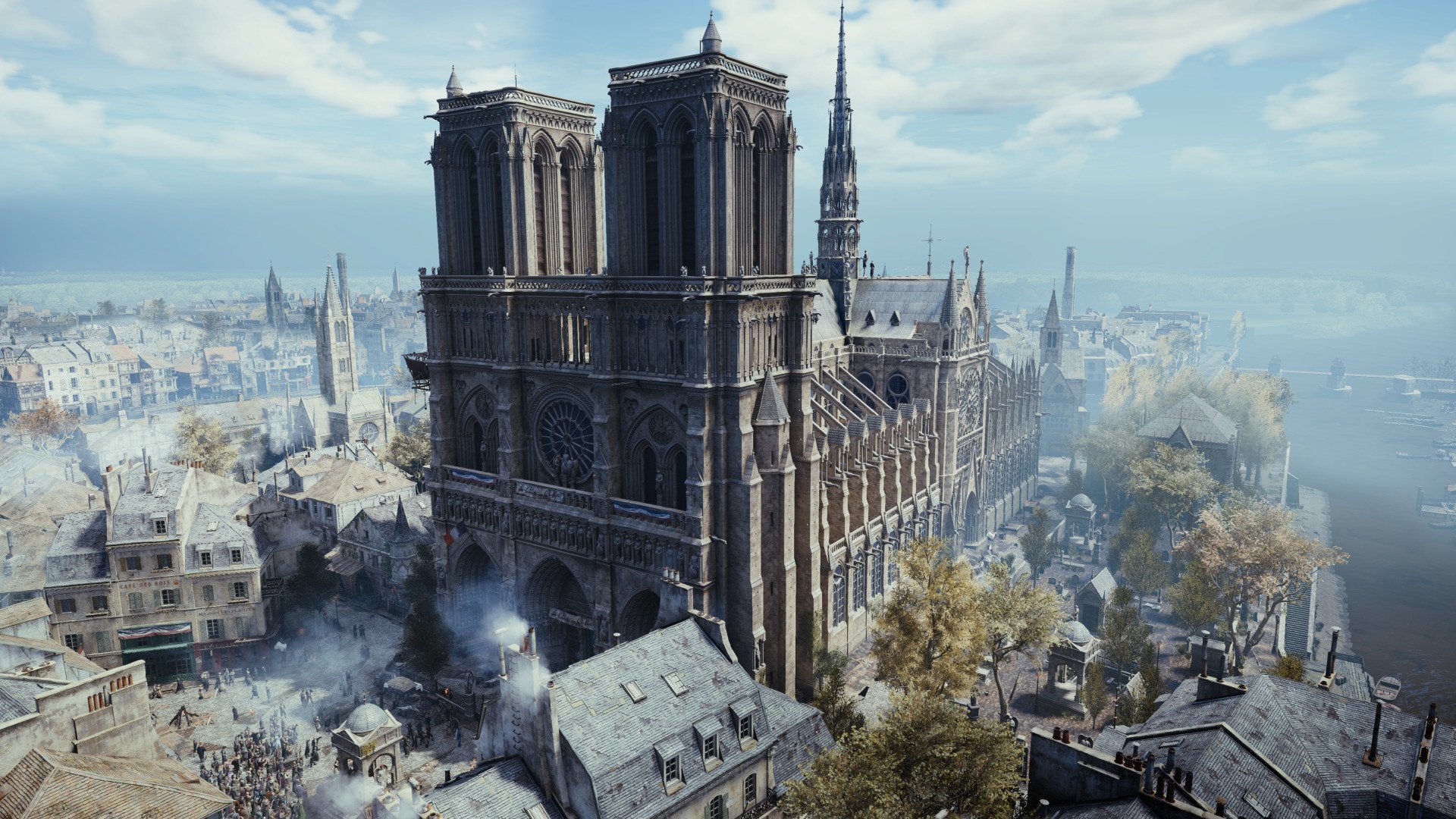 High Resolution Assassin S Creed - Notre Dame De Paris Assassin Creed - HD Wallpaper 