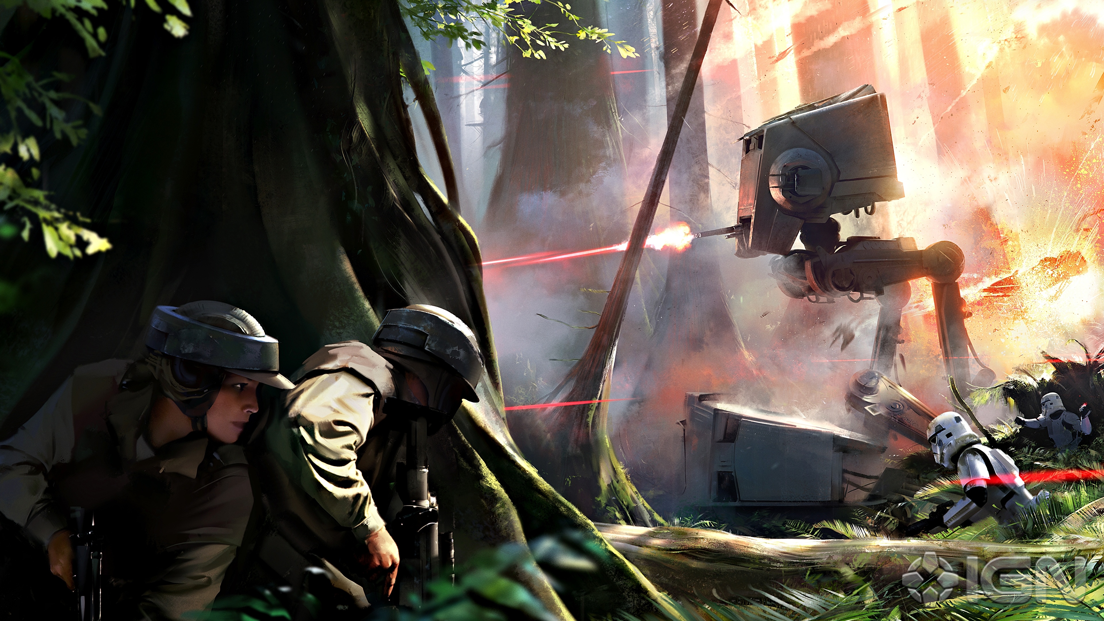 Star Wars Battlefront Ea Concept Art - HD Wallpaper 