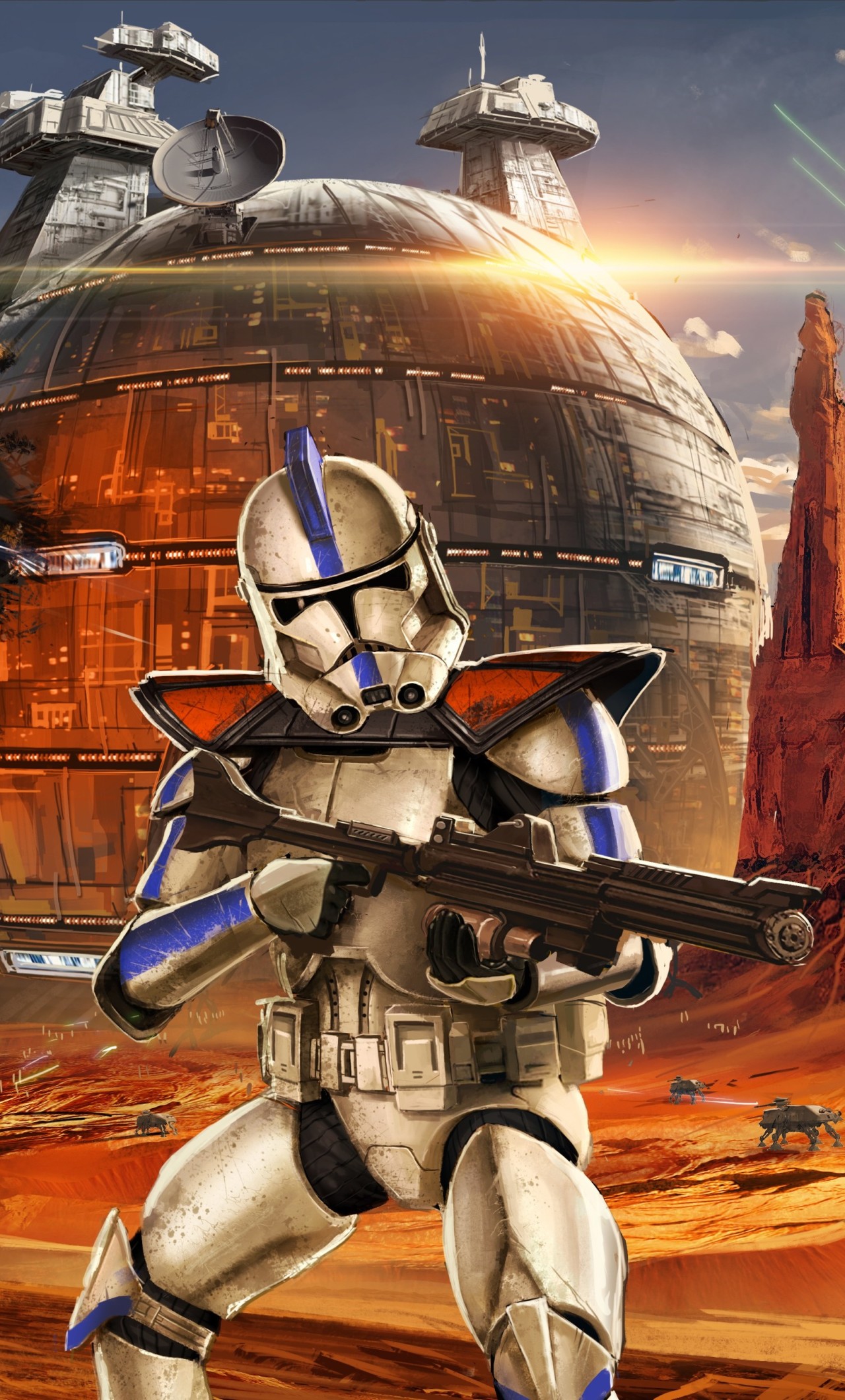 Art Clone Trooper Star Wars - HD Wallpaper 