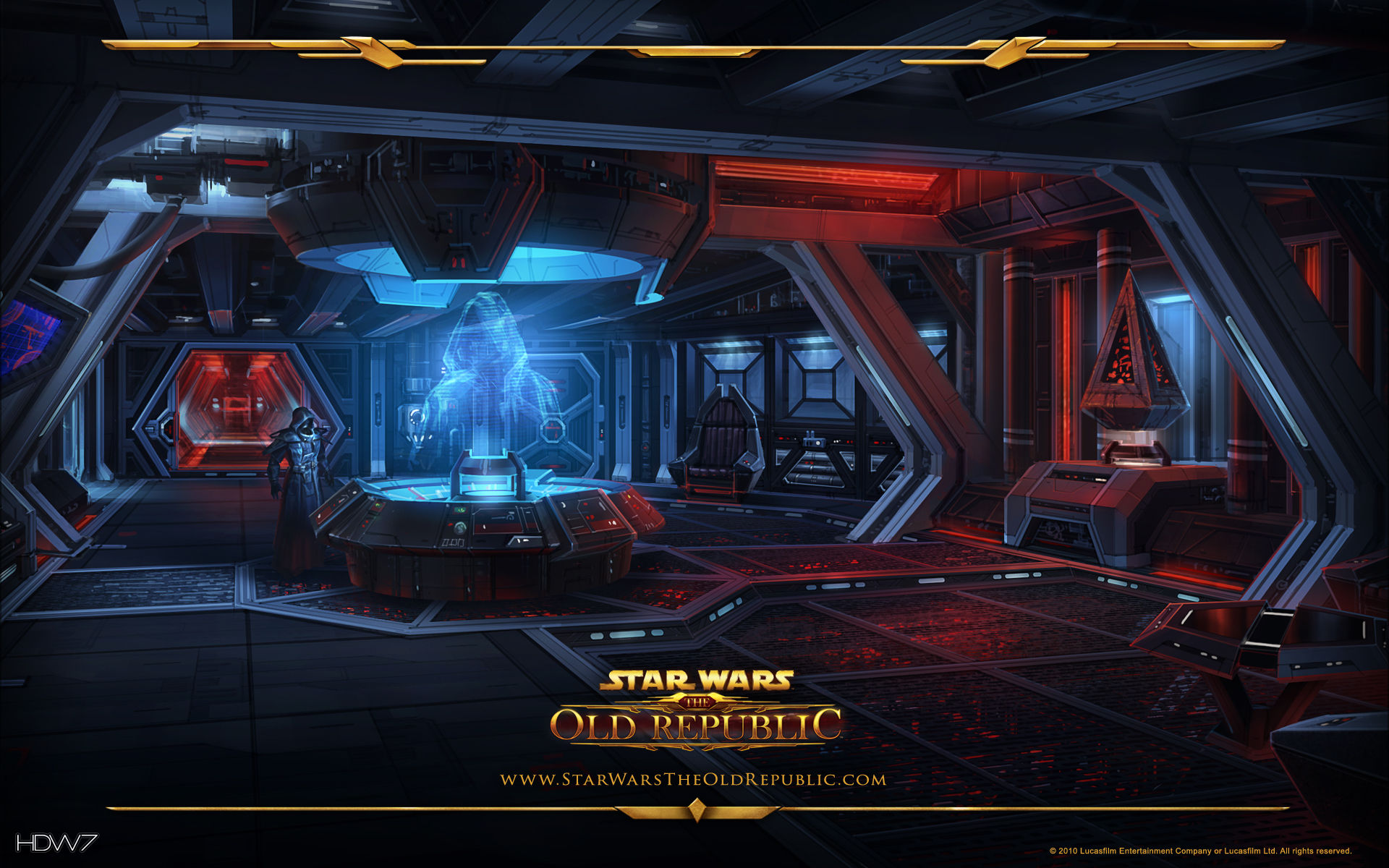 Star Wars The Old Republic Sith Starship Interior Widescreen - Starwars The Old Republic Hd - HD Wallpaper 