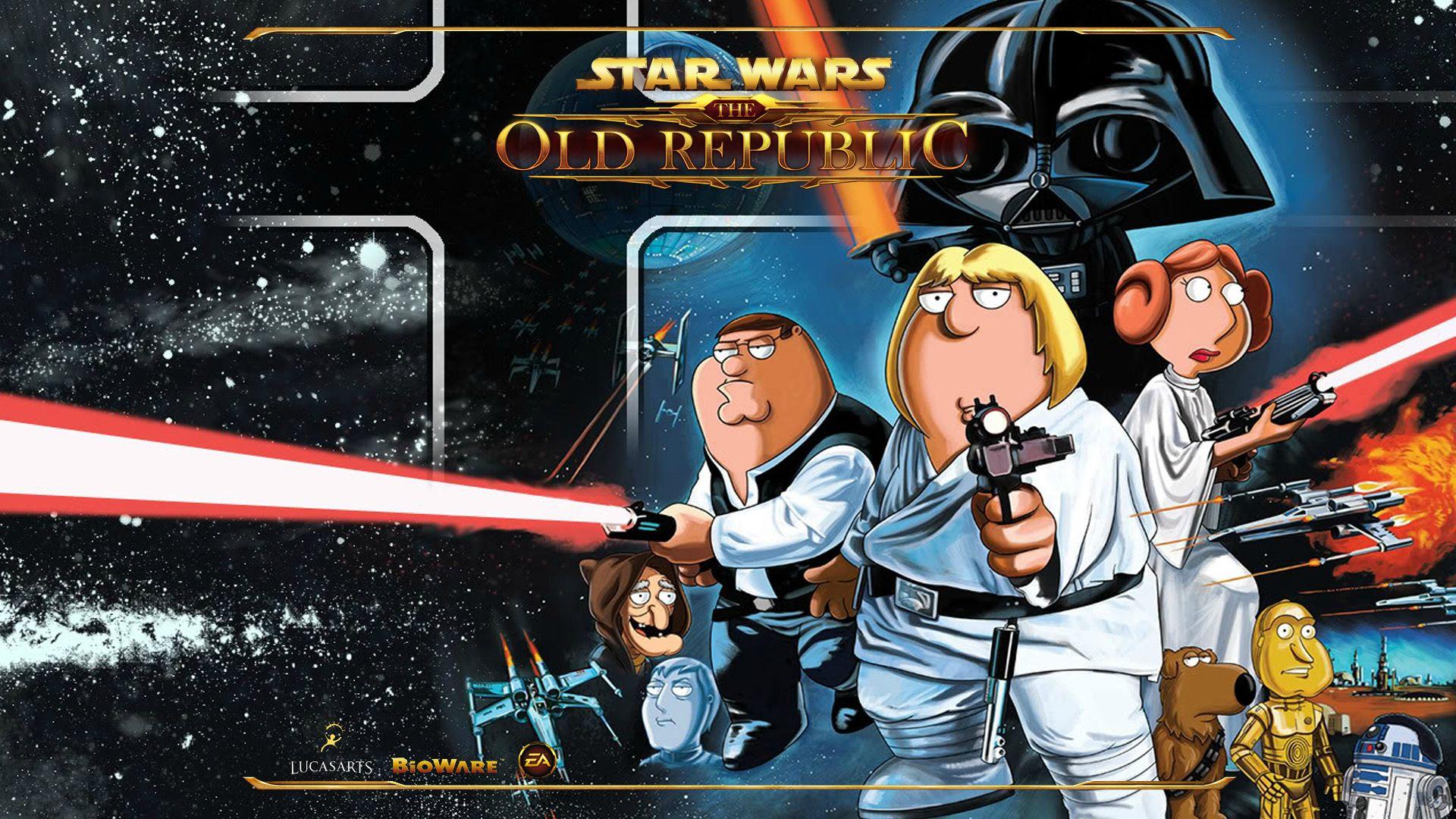 Family Guy Star Wars Darth - HD Wallpaper 