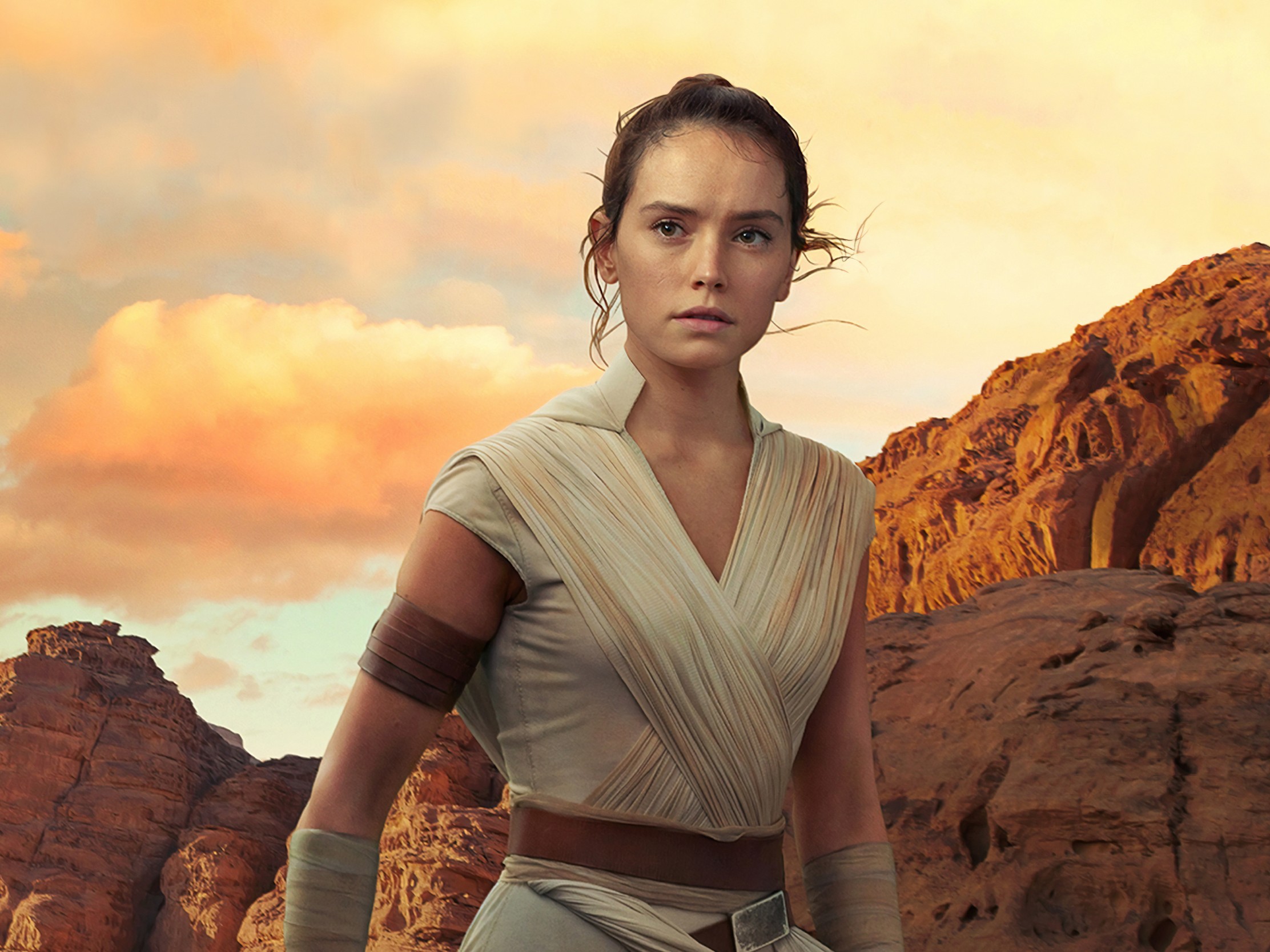 Daisy Ridley Rise Of Skywalker - HD Wallpaper 